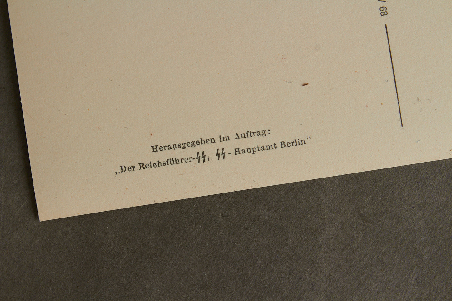 Waffen-SS Postcard. Rare. Original.