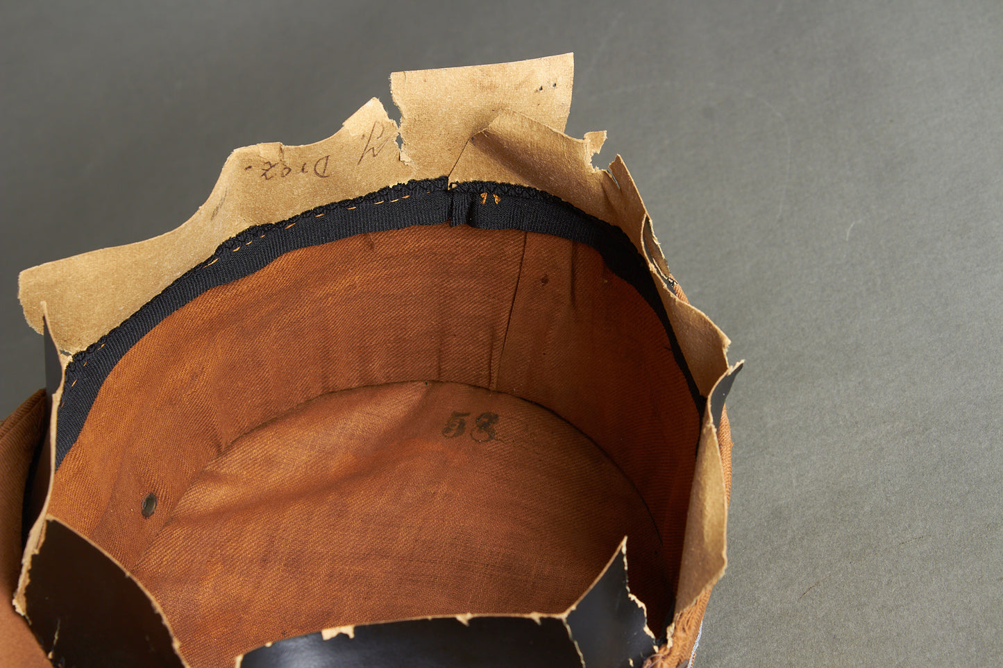 NAMED! SA (Stumabteilung) "SA-Gruppenführer" Kepi from "Berlin-Brandenburg". RARE! Original.