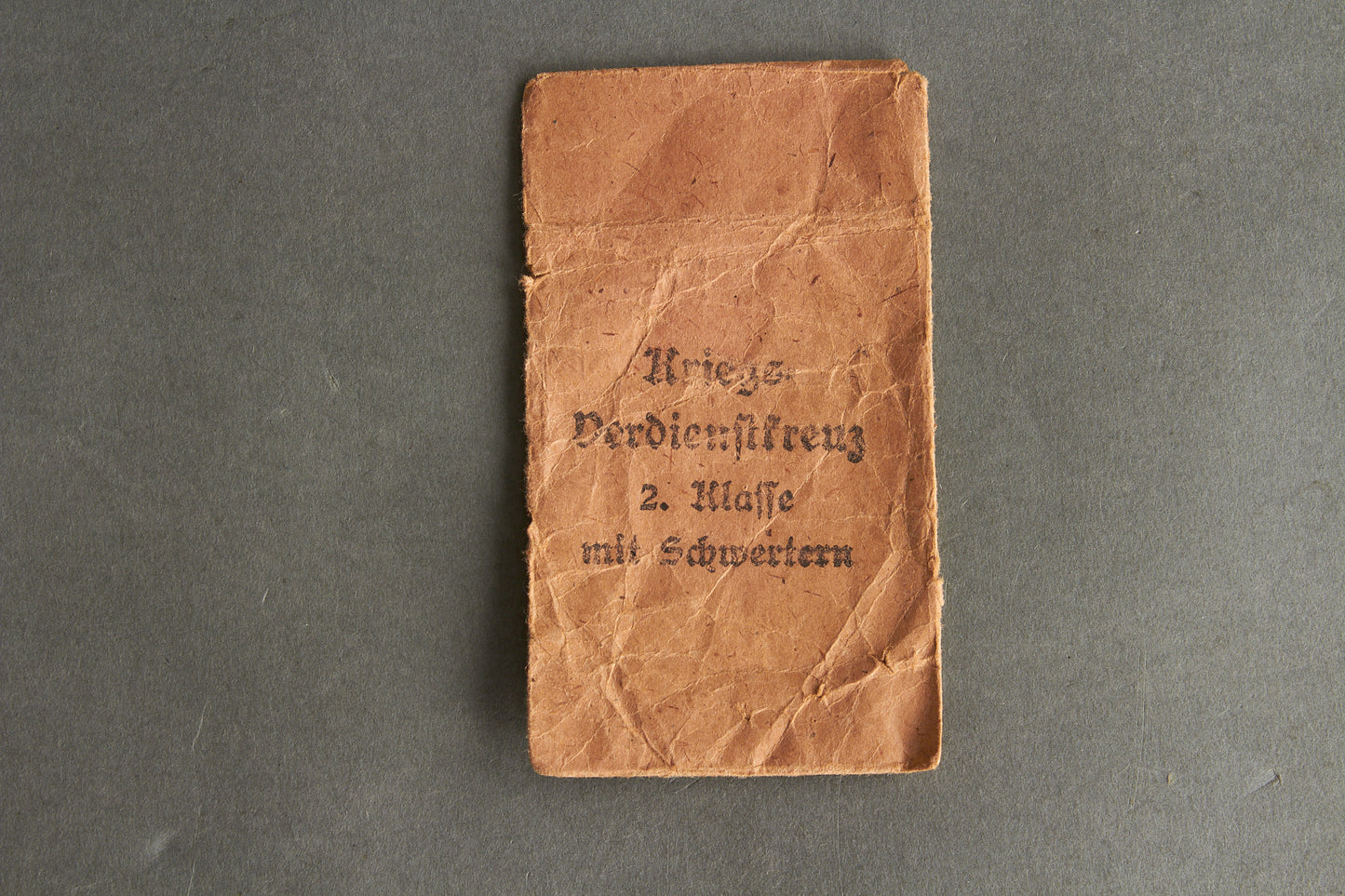 "Kriegsverdienstkreuz 2. Klasse" w. Swords Envelope. Maker marked "Moritz Hausch". Original.