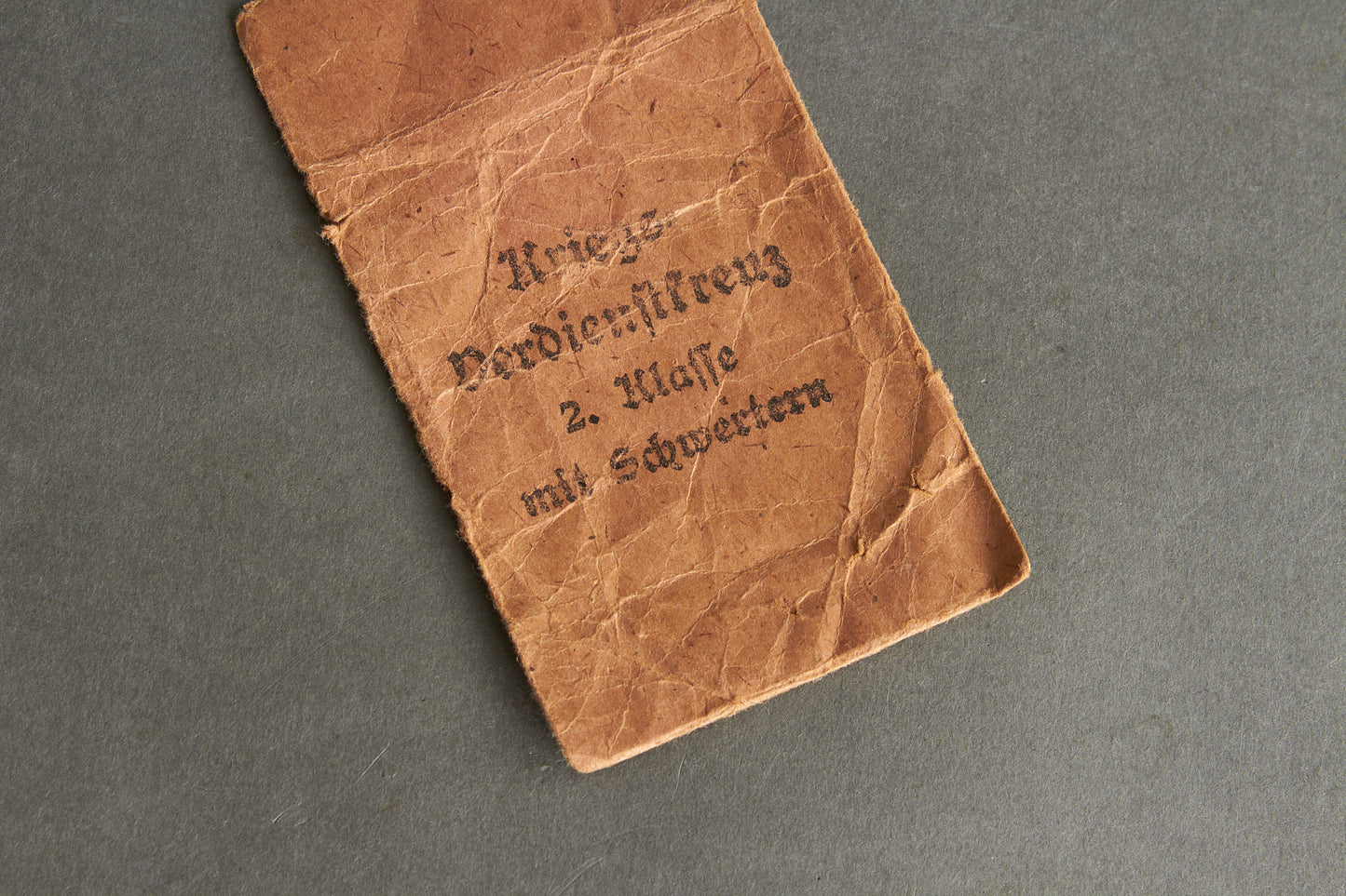 "Kriegsverdienstkreuz 2. Klasse" w. Swords Envelope. Maker marked "Moritz Hausch". Original.