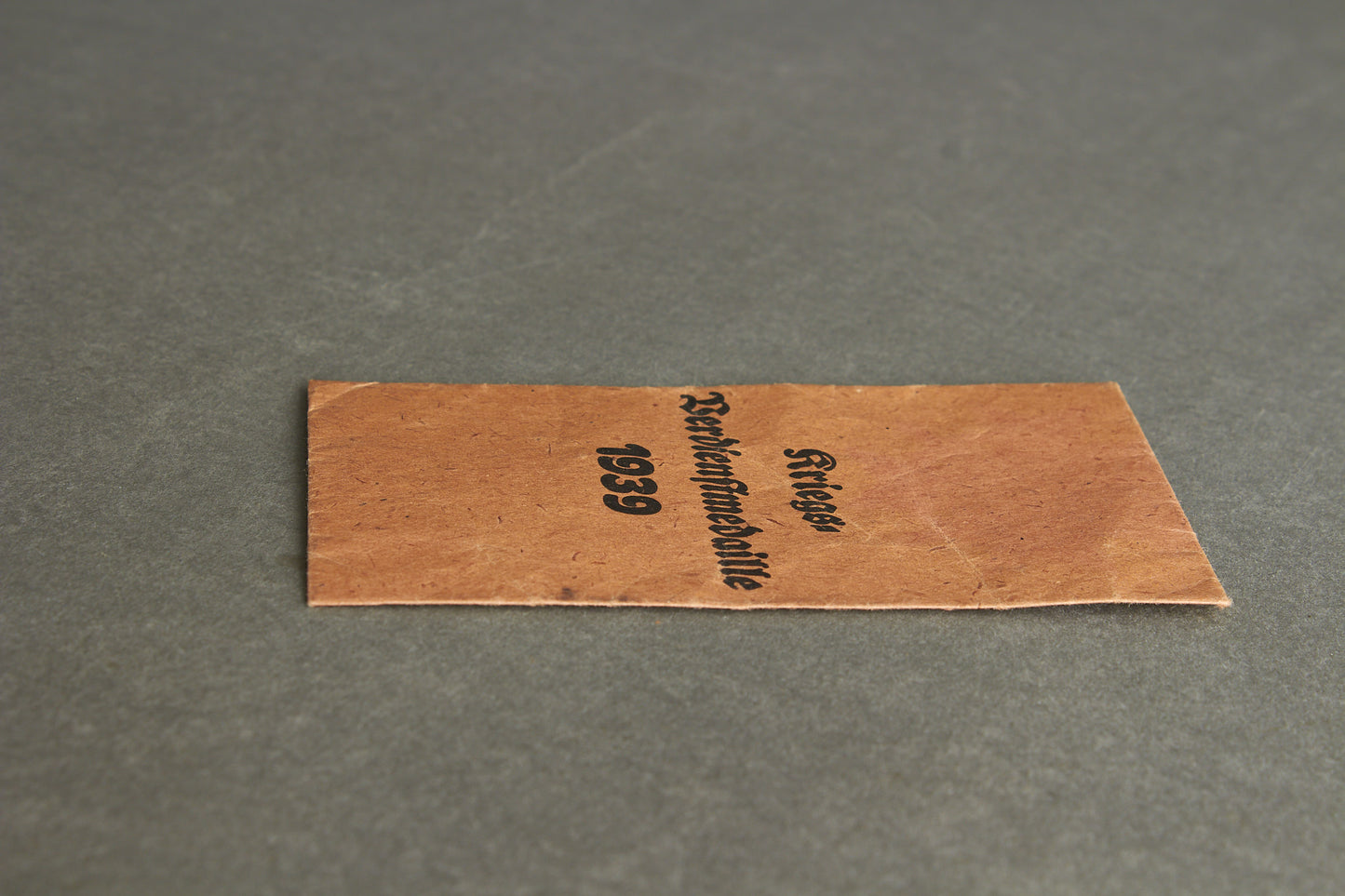 "Kriegsverdienstmedaille 1939" Envelope. Maker marked "Friedrich Orth". Original.