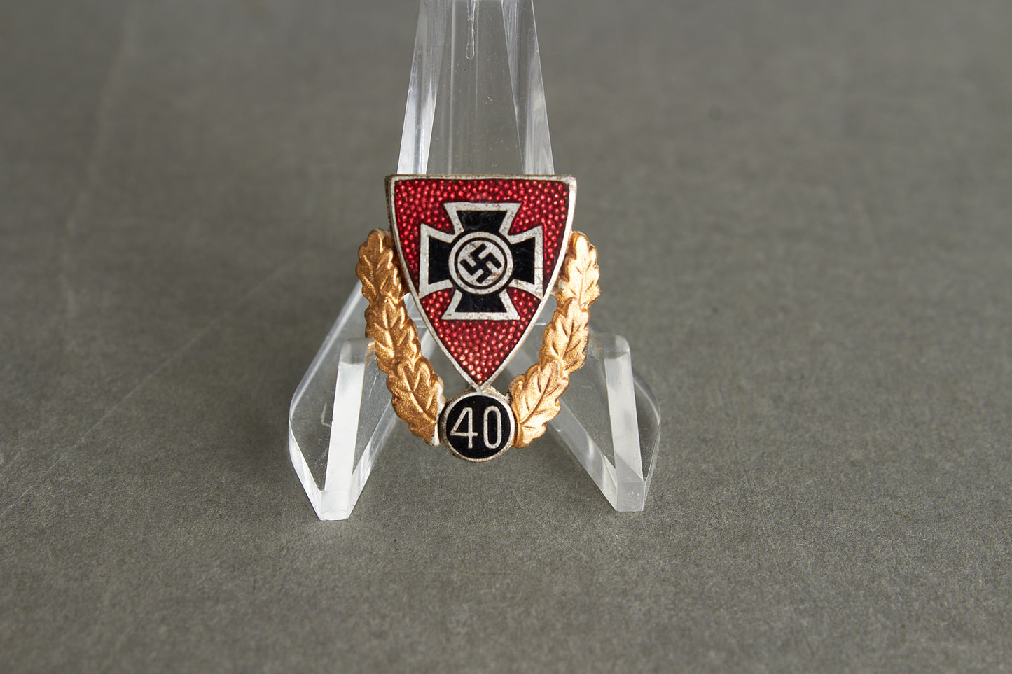 NS-RKB (Nationalsozialistischer Reichskriegerbund) 40 Year Membership. Original.