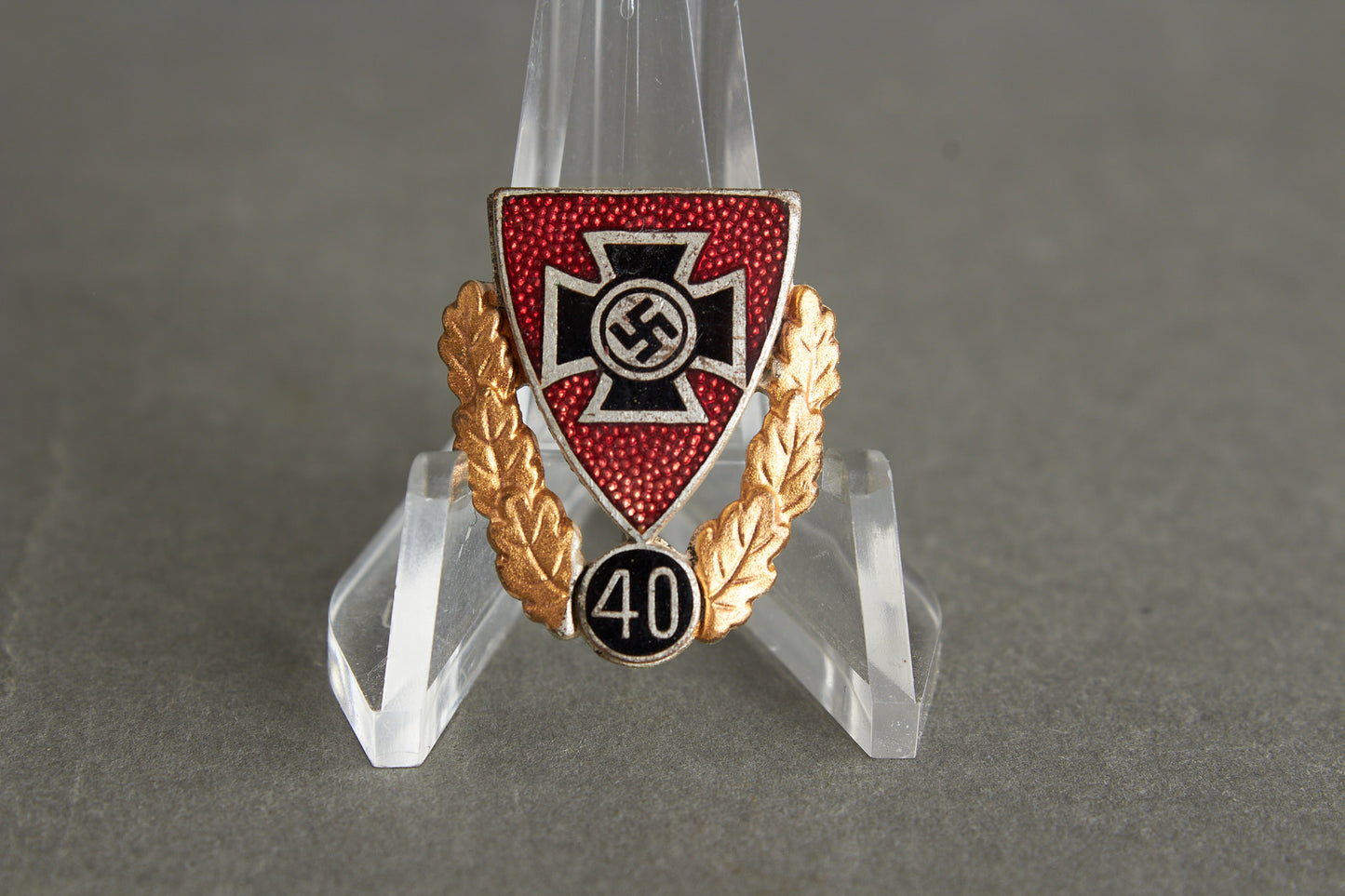NS-RKB (Nationalsozialistischer Reichskriegerbund) 40 Year Membership. Original.