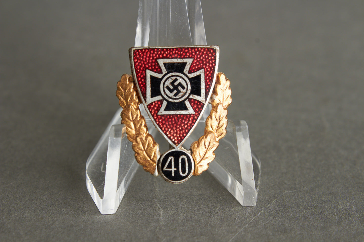 NS-RKB (Nationalsozialistischer Reichskriegerbund) 40 Year Membership. Original.