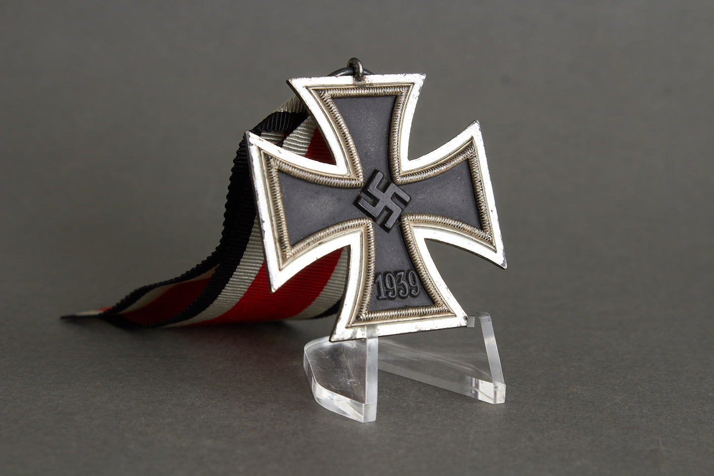 Iron Cross "Eisernes Kreuz" 2. Class. Maker marked "13" (Gustav Brehmer). Original.