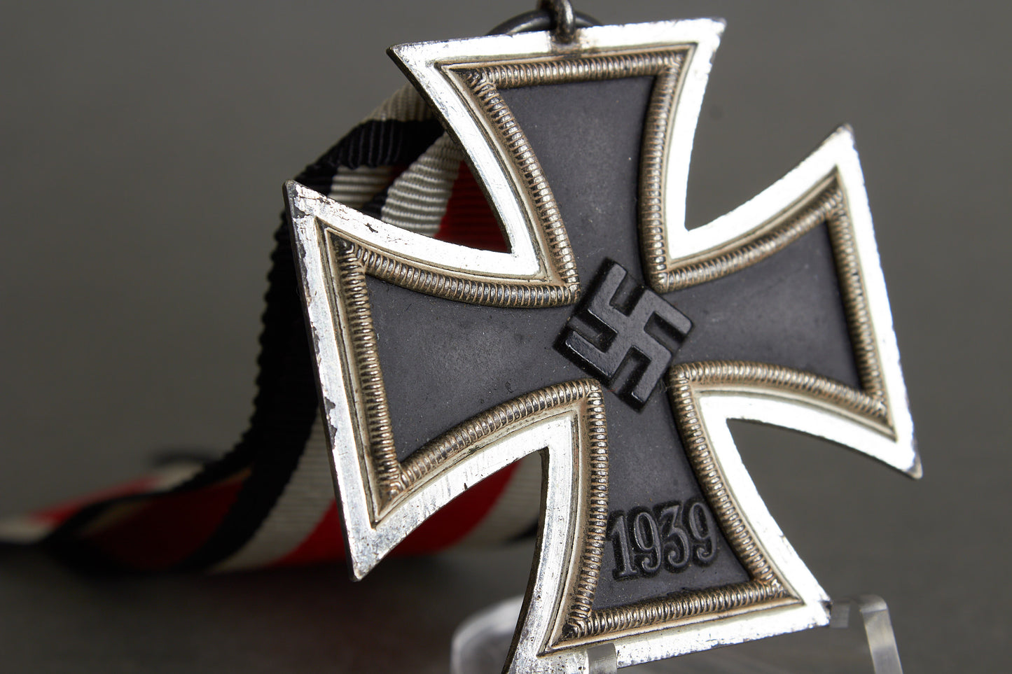 Iron Cross "Eisernes Kreuz" 2. Class. Maker marked "13" (Gustav Brehmer). Original.
