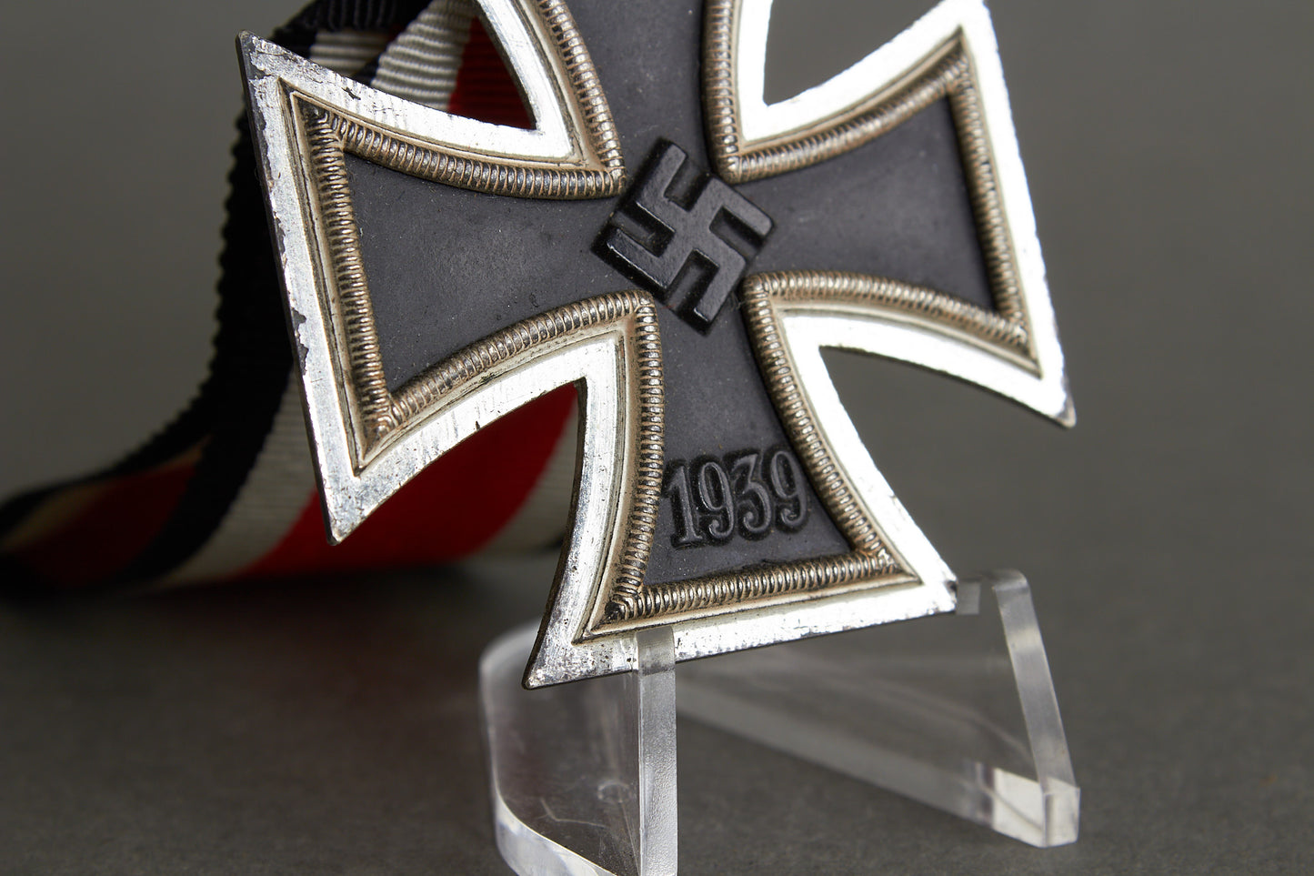 Iron Cross "Eisernes Kreuz" 2. Class. Maker marked "13" (Gustav Brehmer). Original.