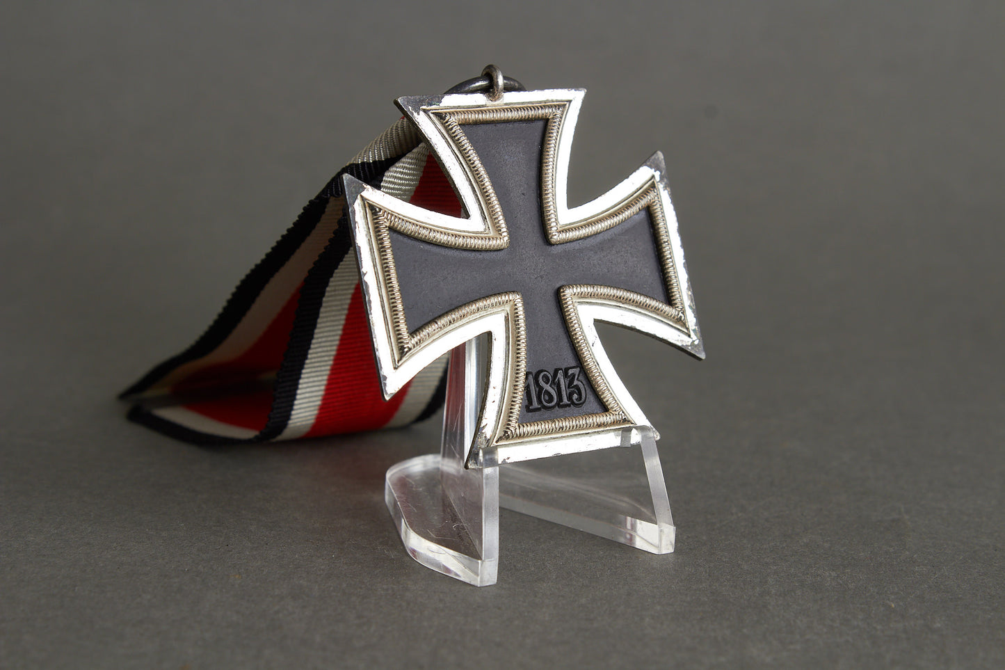 Iron Cross "Eisernes Kreuz" 2. Class. Maker marked "13" (Gustav Brehmer). Original.