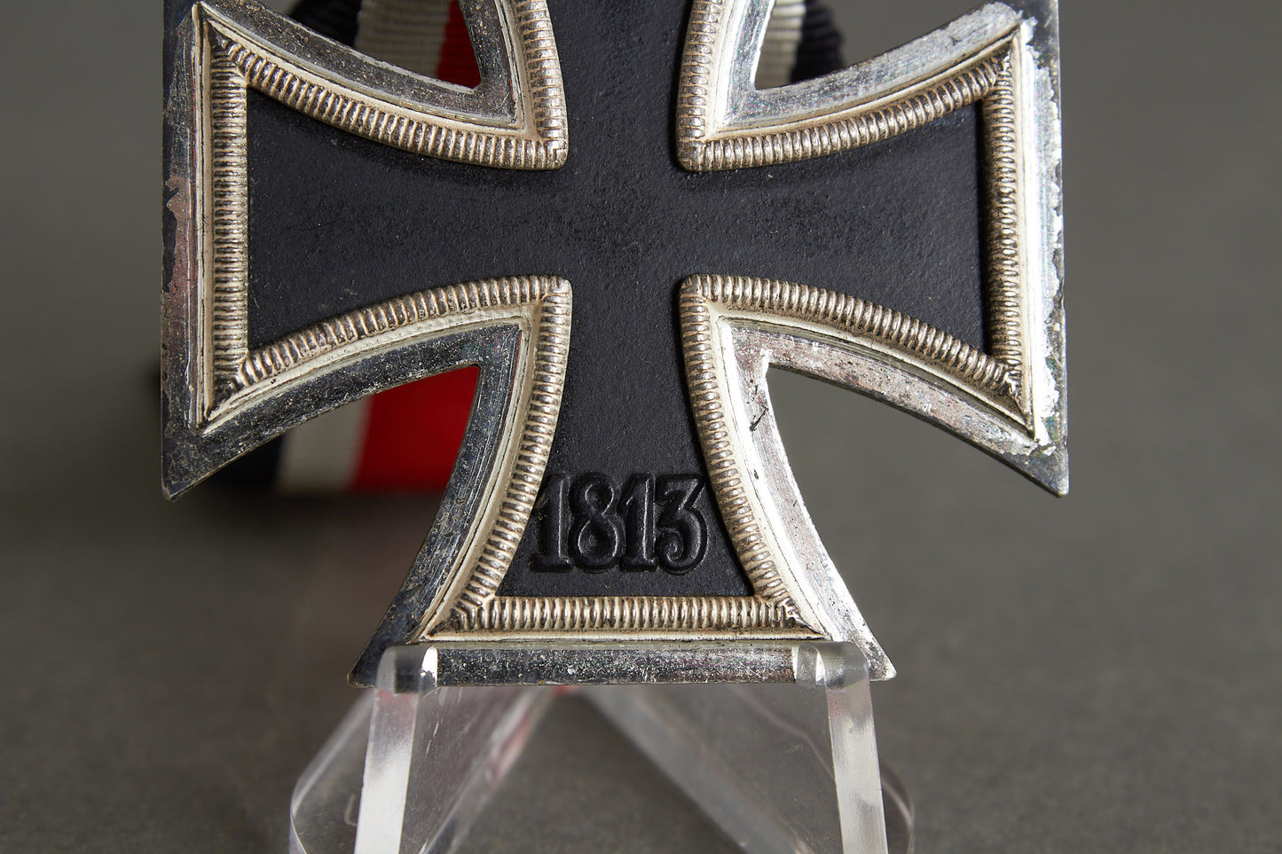 Iron Cross "Eisernes Kreuz" 2. Class. Maker marked "13" (Gustav Brehmer). Original.