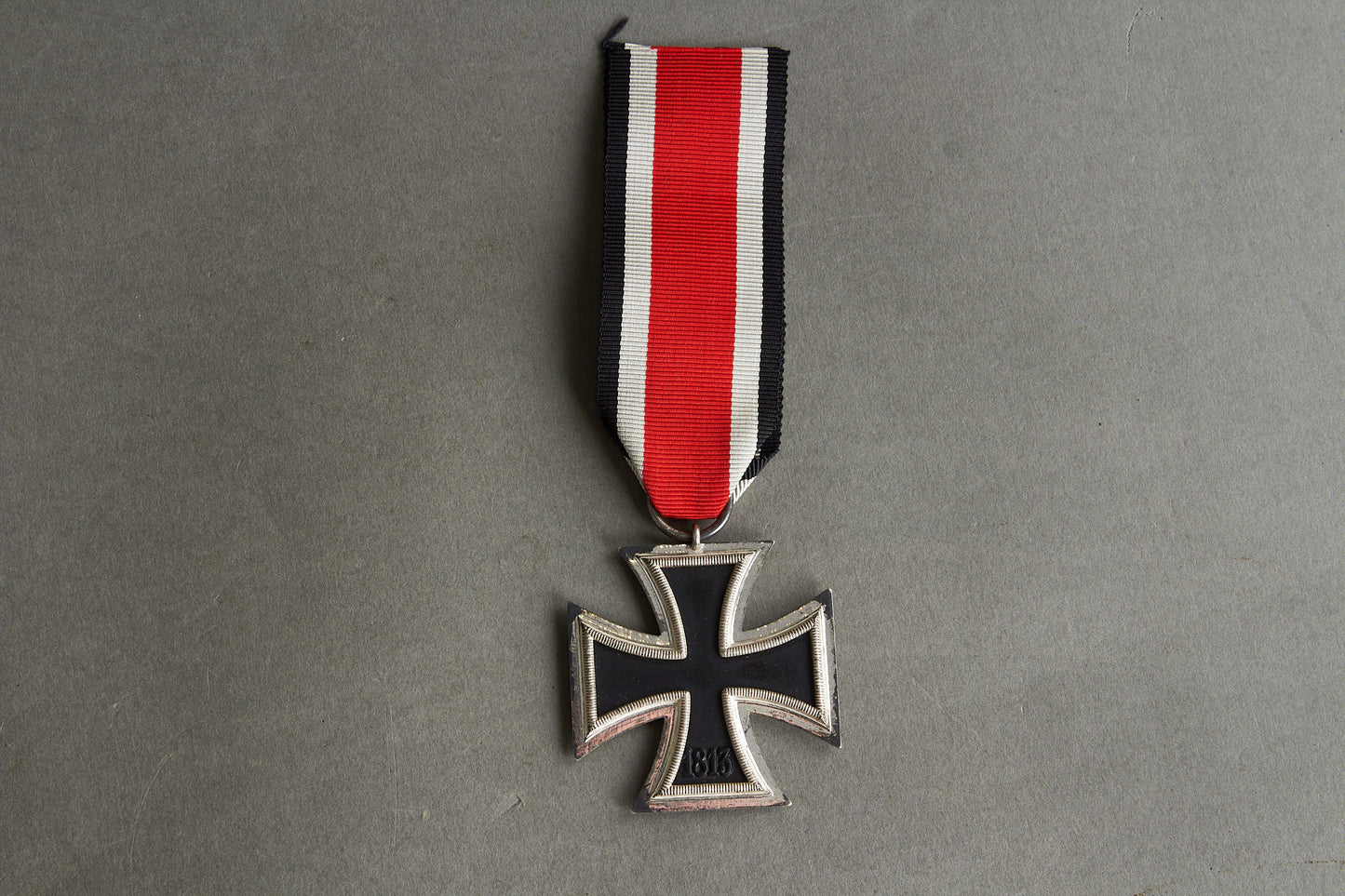 Iron Cross "Eisernes Kreuz" 2. Class. Maker marked "13" (Gustav Brehmer). Original.