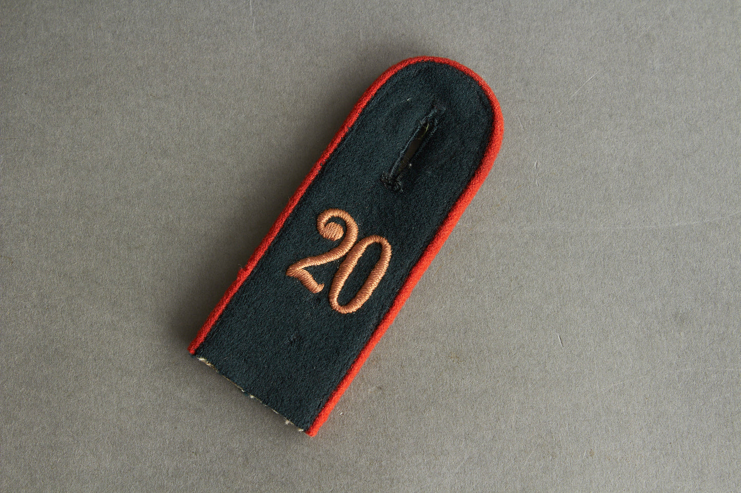 Early and short Wehrmacht "Artillerie" Shoulder Board. Original.