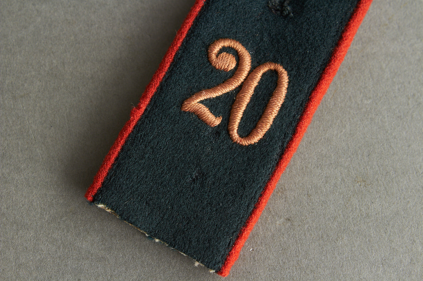 Early and short Wehrmacht "Artillerie" Shoulder Board. Original.