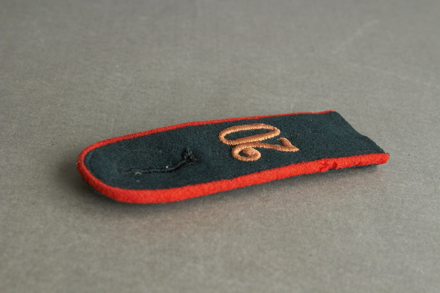Early and short Wehrmacht "Artillerie" Shoulder Board. Original.