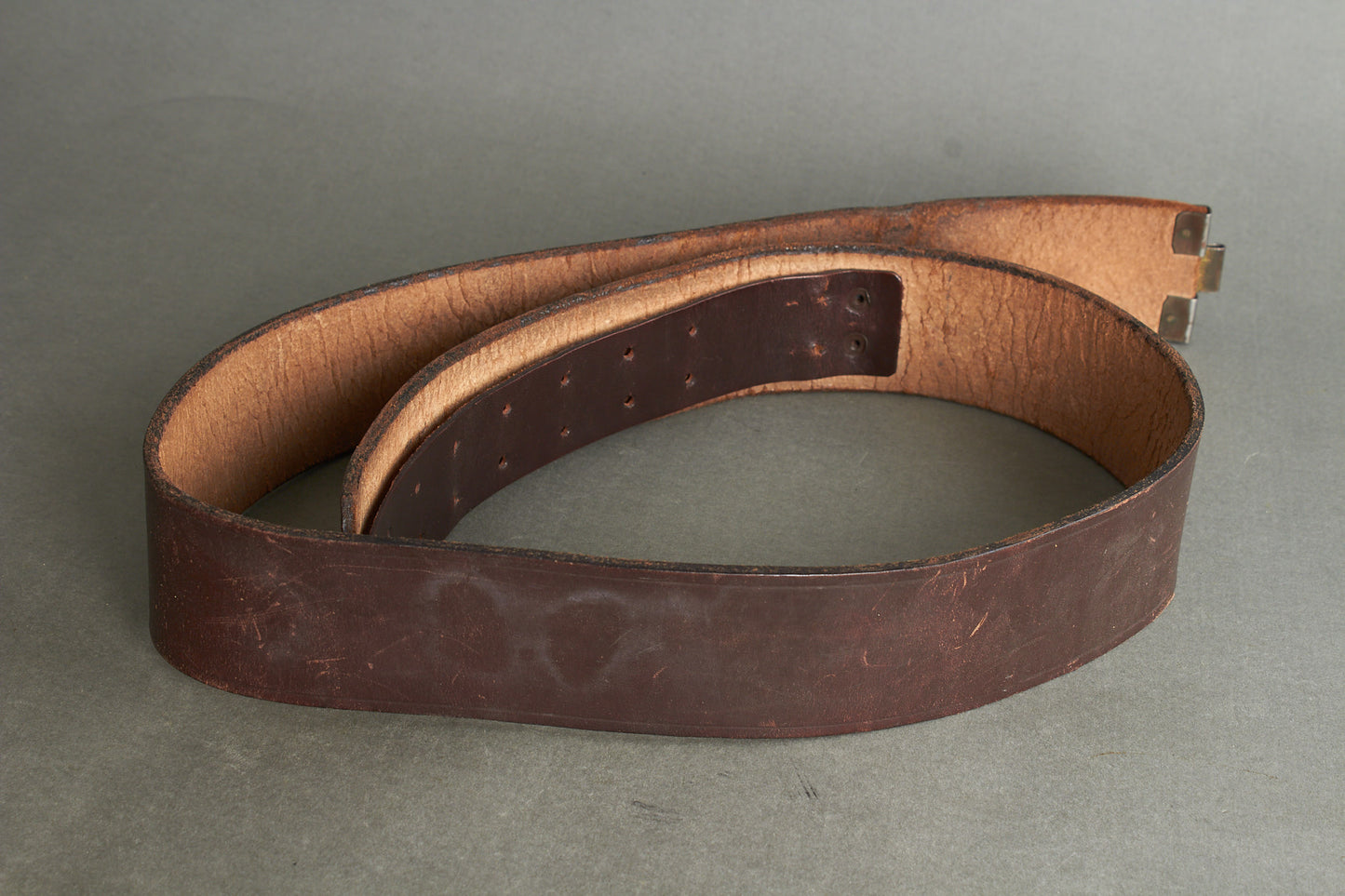 Political (SA/NSKK/HJ/DJ etc.) Brown Leather Belt. Original.
