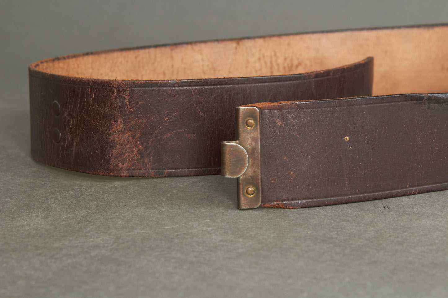 Political (SA/NSKK/HJ/DJ etc.) Brown Leather Belt. Original.