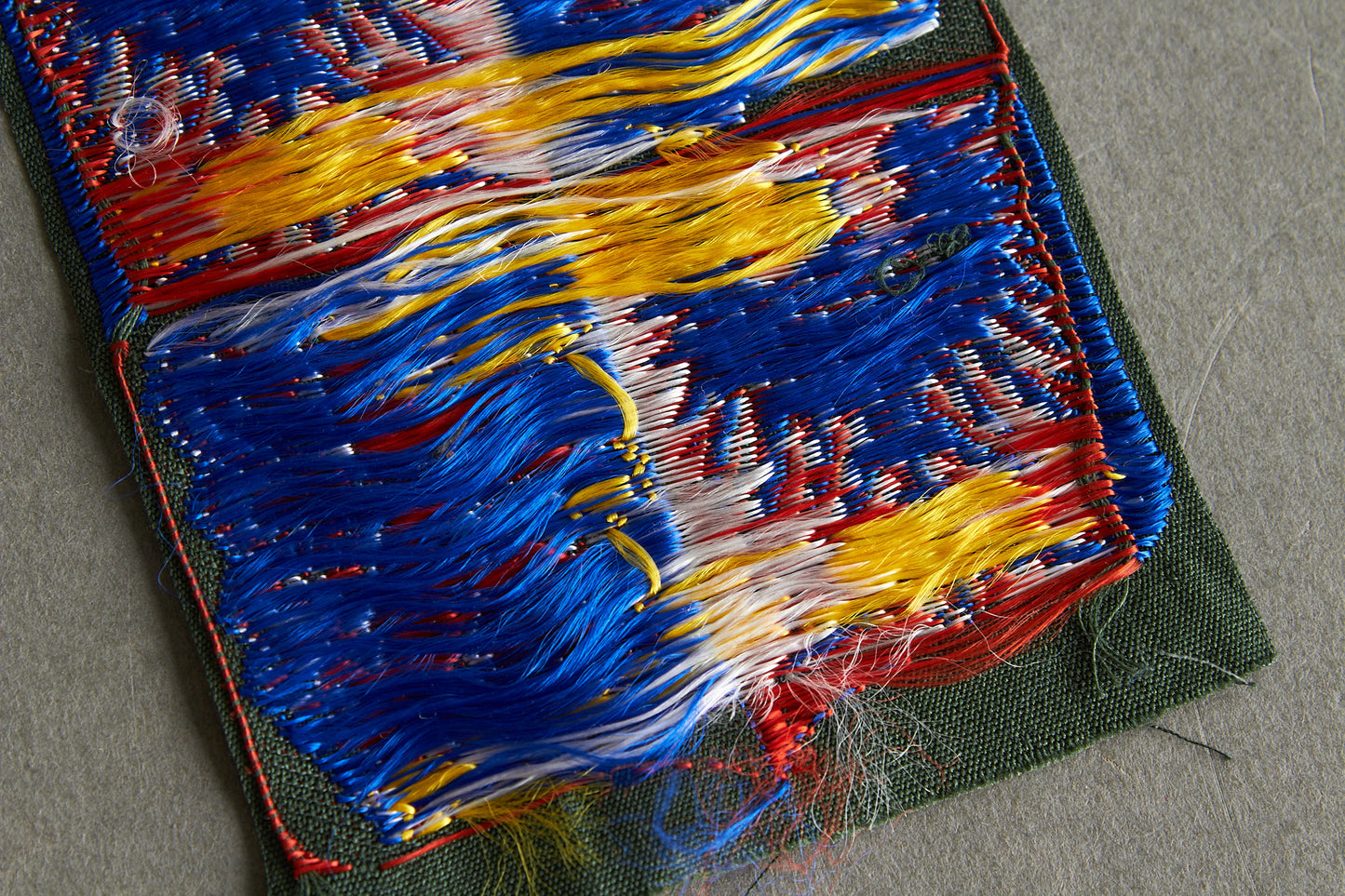 Polizei Arm Shield "Luftschutzpolizei Böhmen-Mähren". Rare. Original.