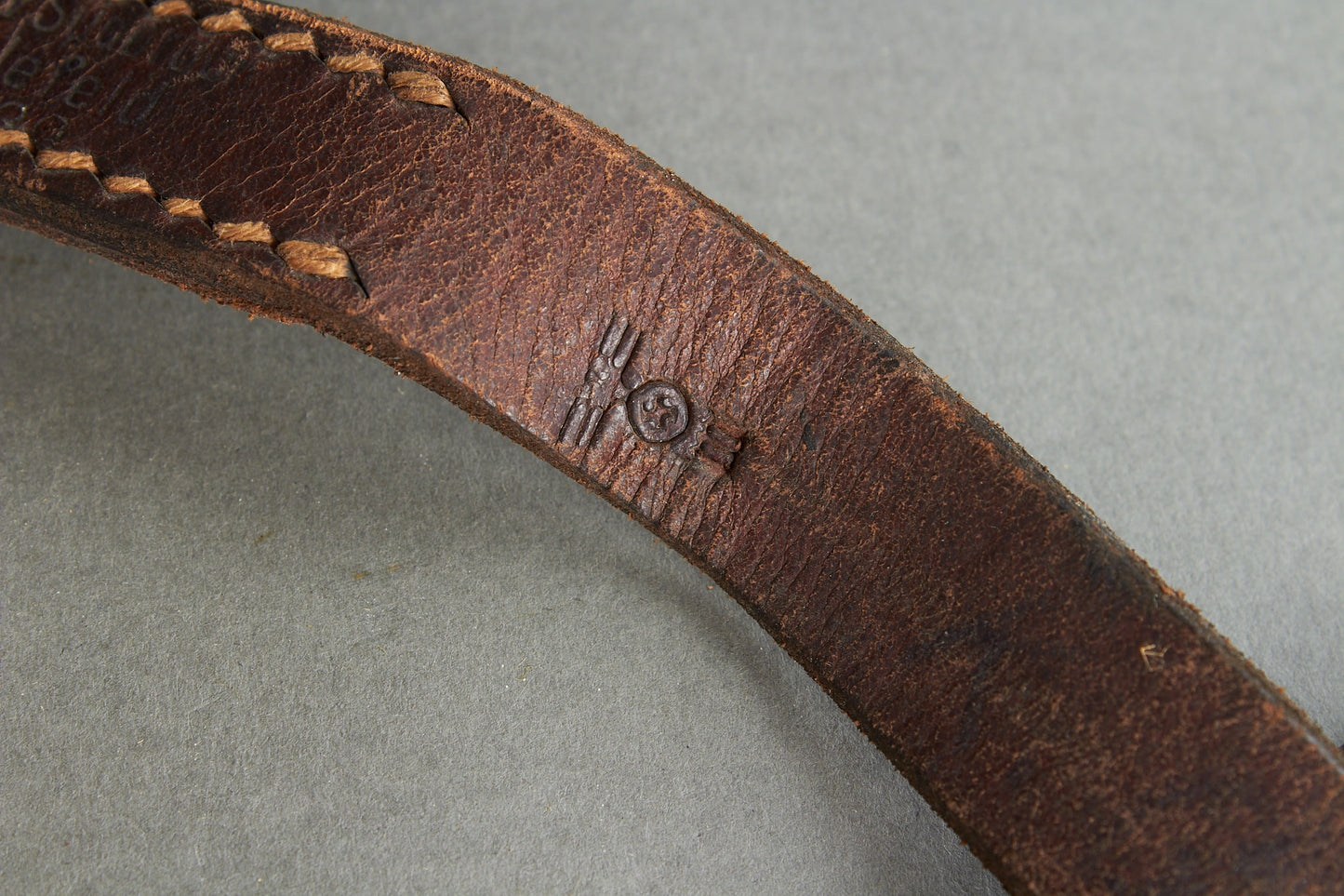 Kriegsmarine Y-Strap. Maker marked, 1939 & Eagle. Original.