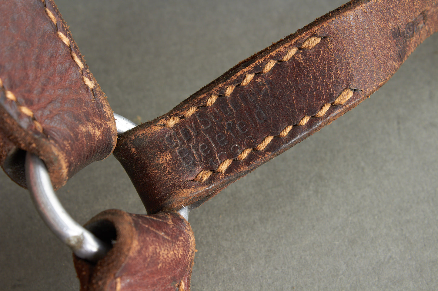 Kriegsmarine Y-Strap. Maker marked, 1939 & Eagle. Original.