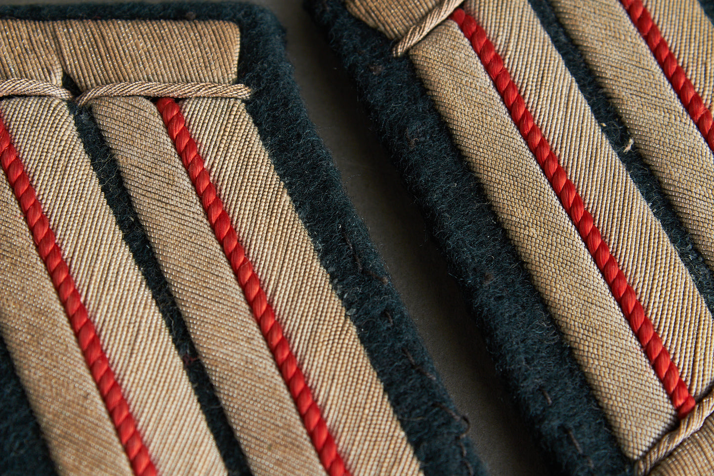 Wehrmacht Officer "Artillerie" Collar tabs. Tunic Removed. Matching pair. Original.