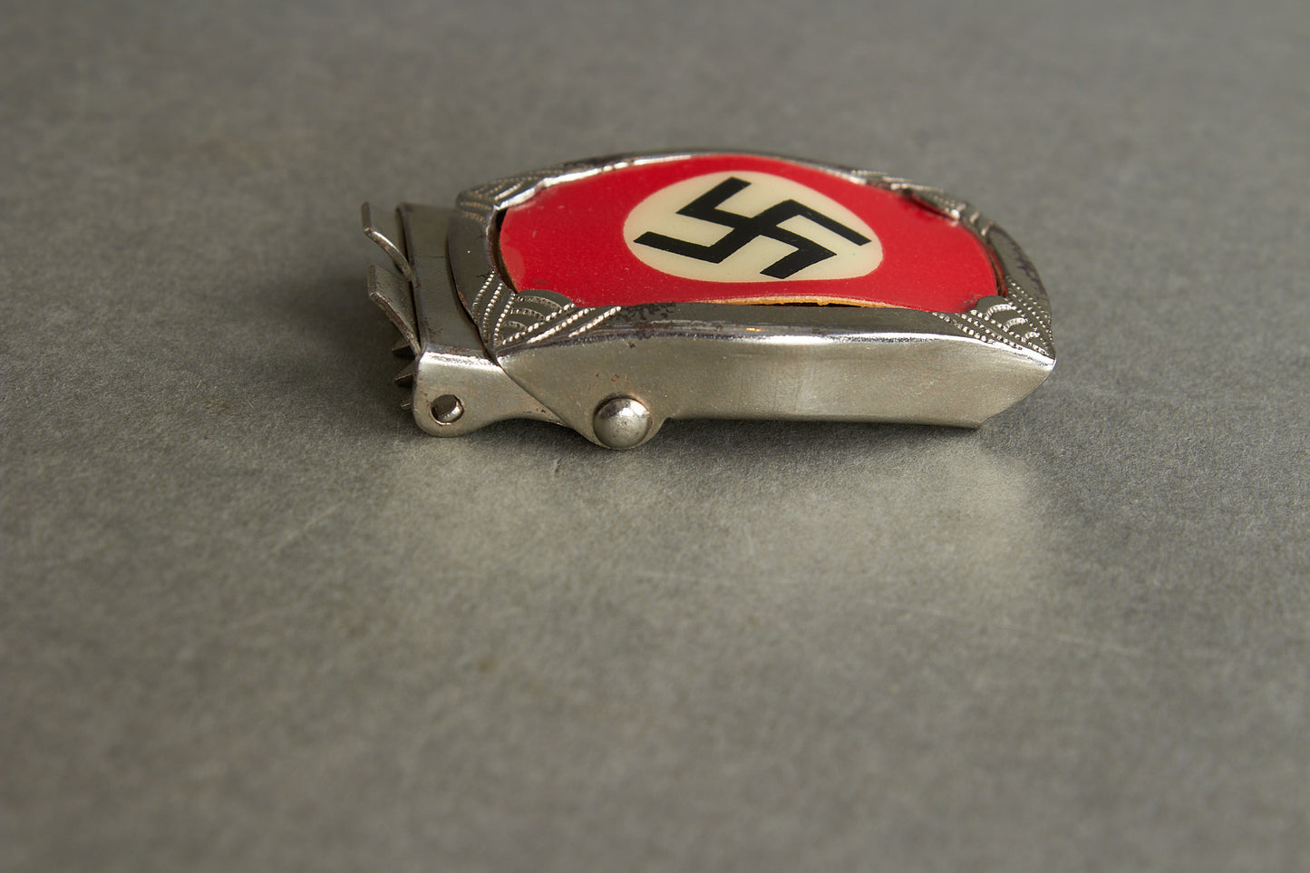 Early NSDAP Sympathizers Belt Buckle. DRGM Marked. Original.