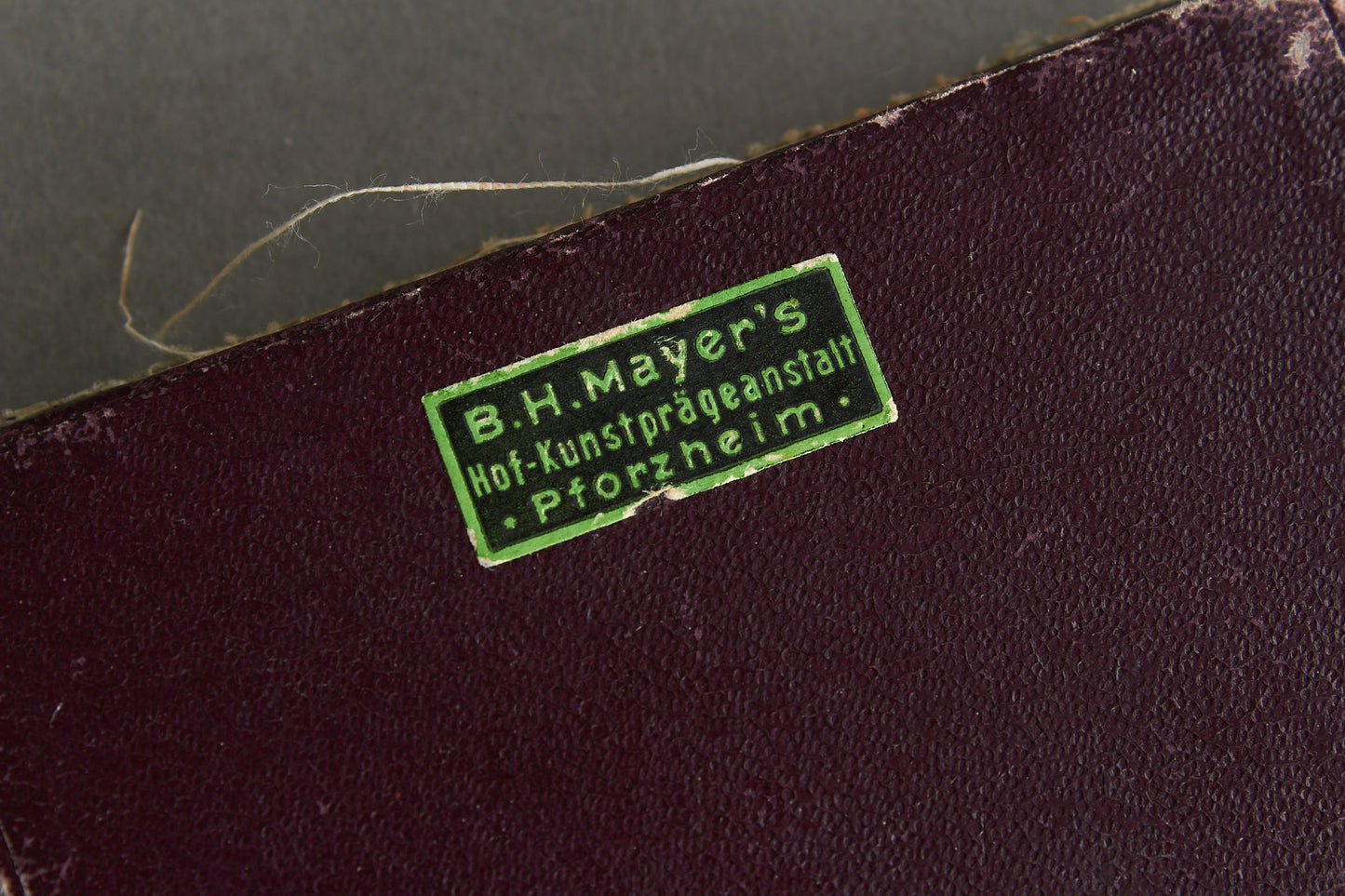 Large & Early 1935 NSKK "Teilnehmerplakette". In box. Original.