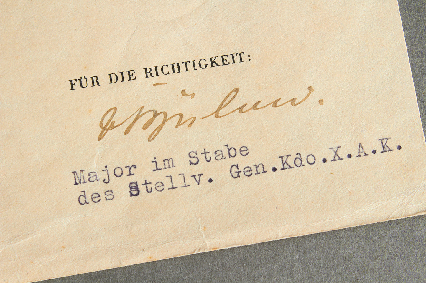 "Winterschlacht im Osten" Urkunde. Original.