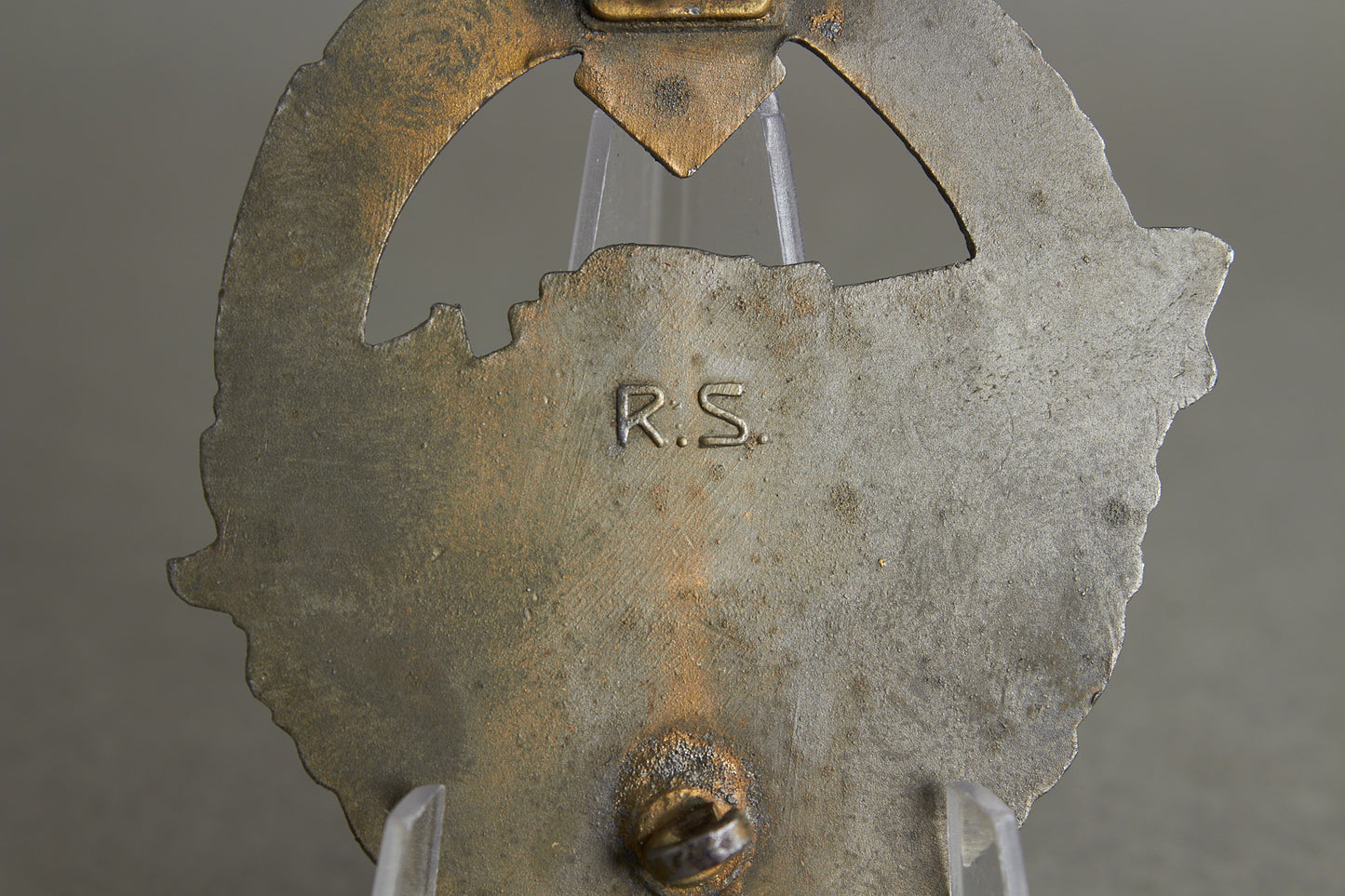 Kriegsmarine "Schnellboot-Kriegsabzeichen" 2. Model. Maker marked "R.S.". Original.