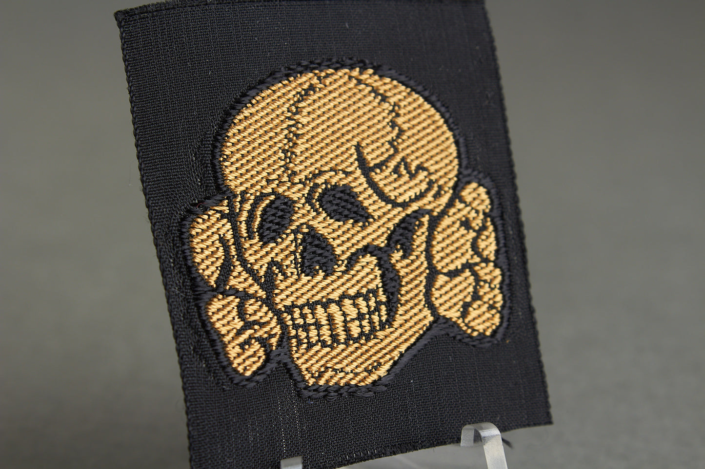Waffen-SS Camouflage Cap Skull. Extremely rare! Original.