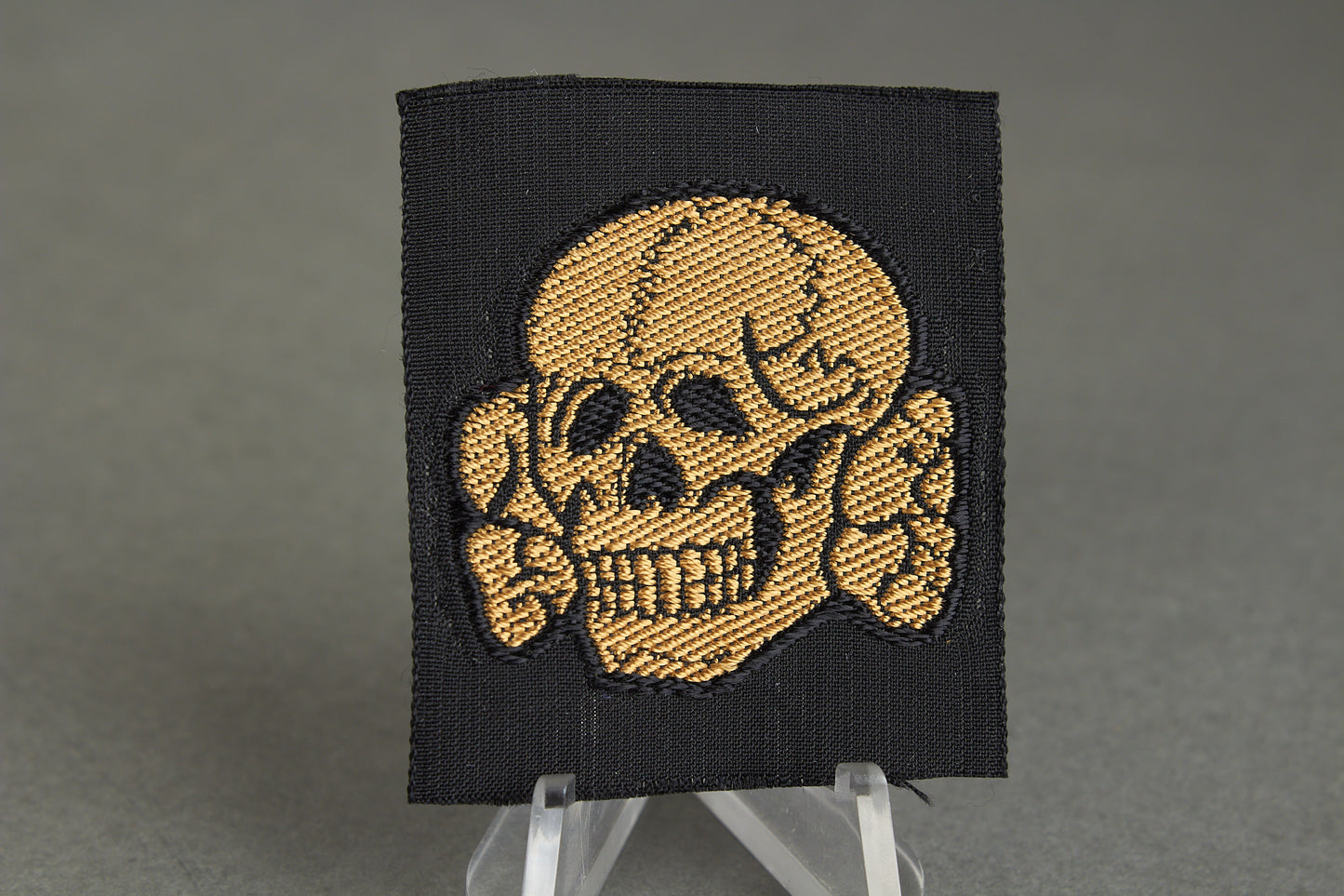 Waffen-SS Camouflage Cap Skull. Extremely rare! Original.