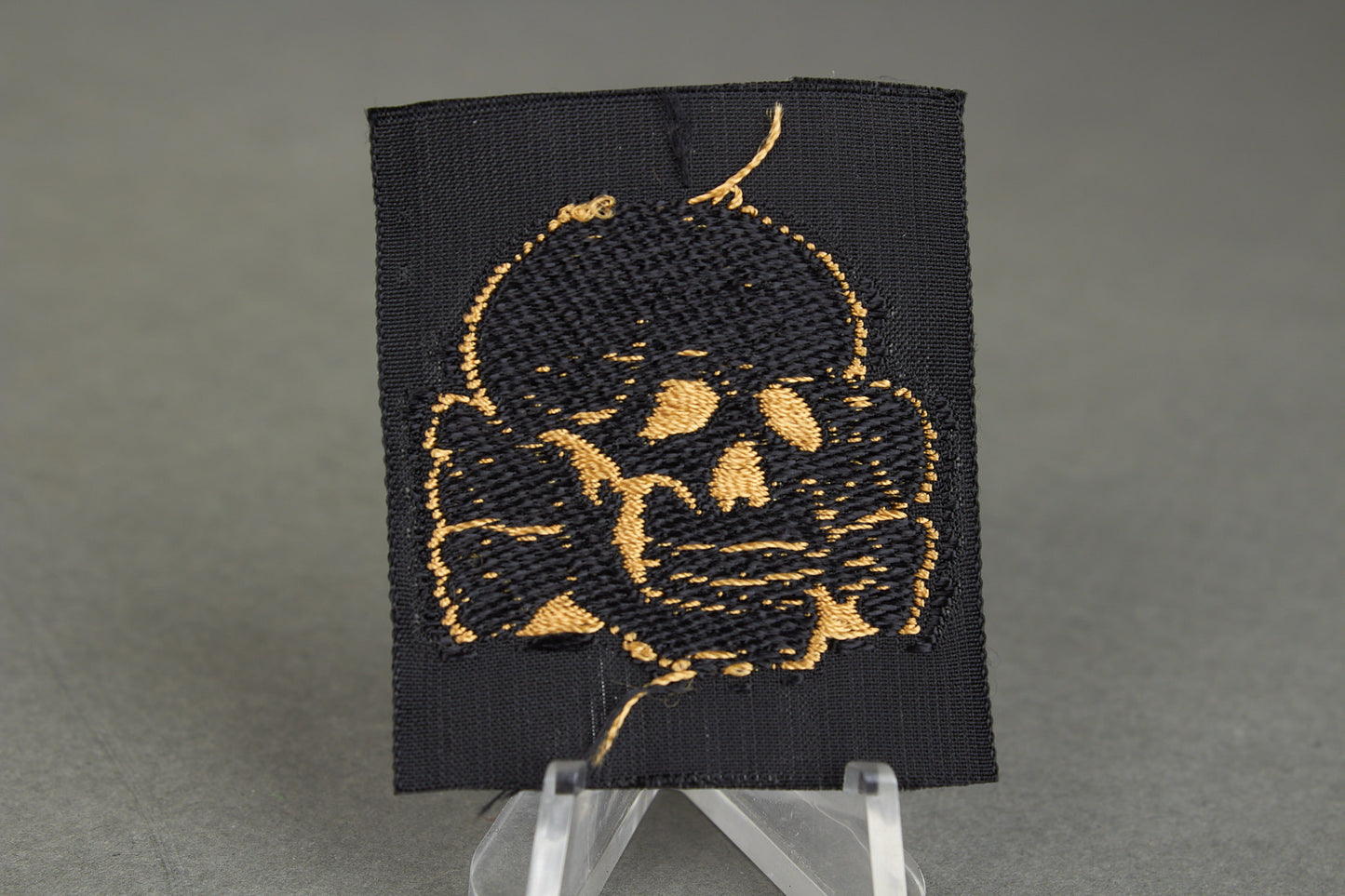 Waffen-SS Camouflage Cap Skull. Extremely rare! Original.