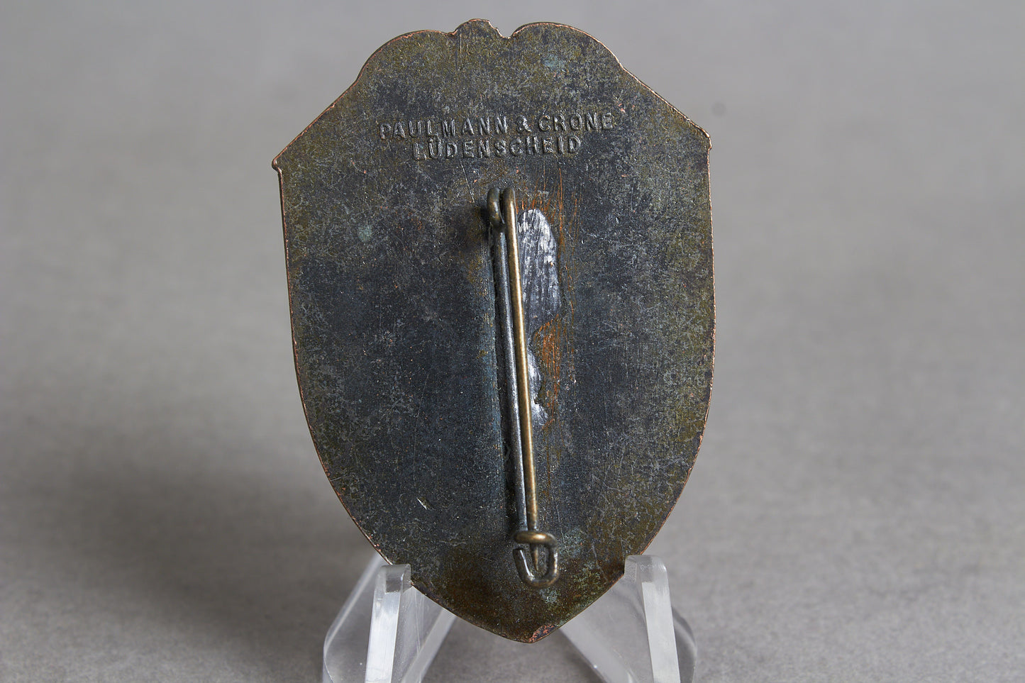 Early N.S.L.B. Tinnie, 1933. Rare. Original.