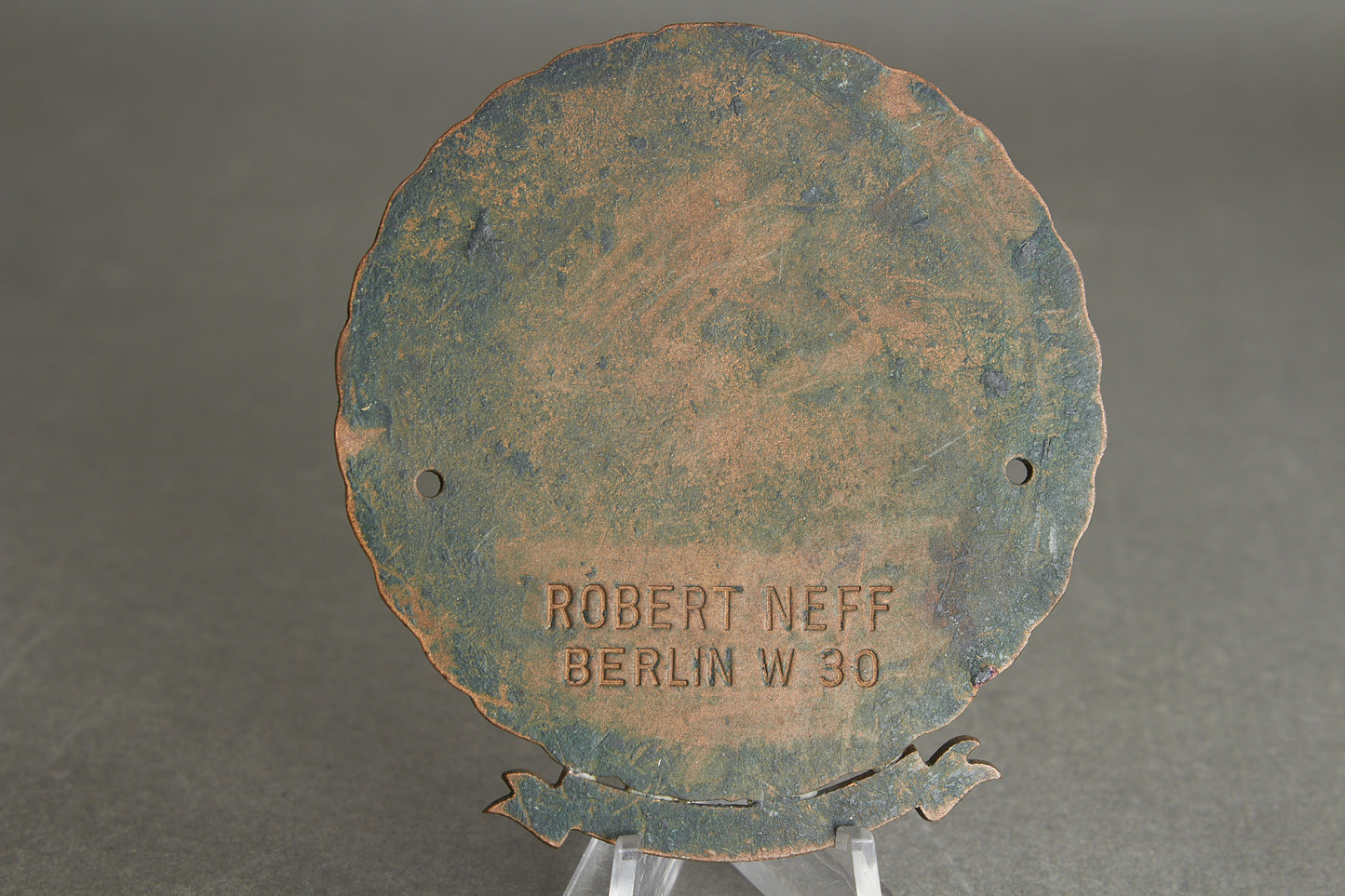 DMV Berlin "Plakette" from 1930. Original.