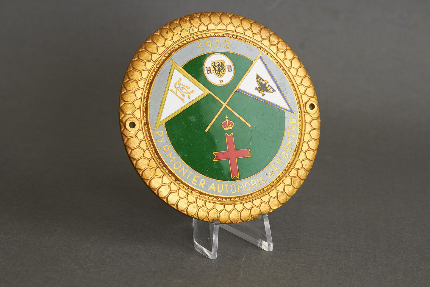 AvD "Plakette" from 1932. Original.