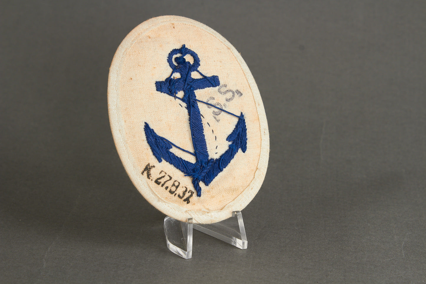 Kriegsmarine "Ärmelabzeichen" Career Sleeve Insignia. Maker Marked. Original