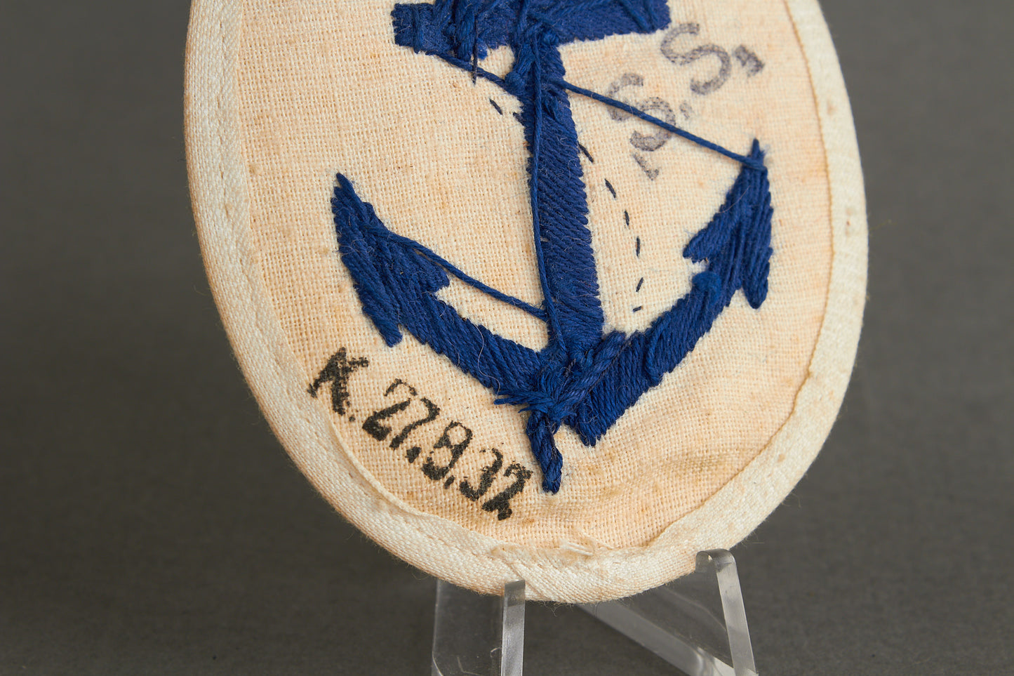 Kriegsmarine "Ärmelabzeichen" Career Sleeve Insignia. Maker Marked. Original