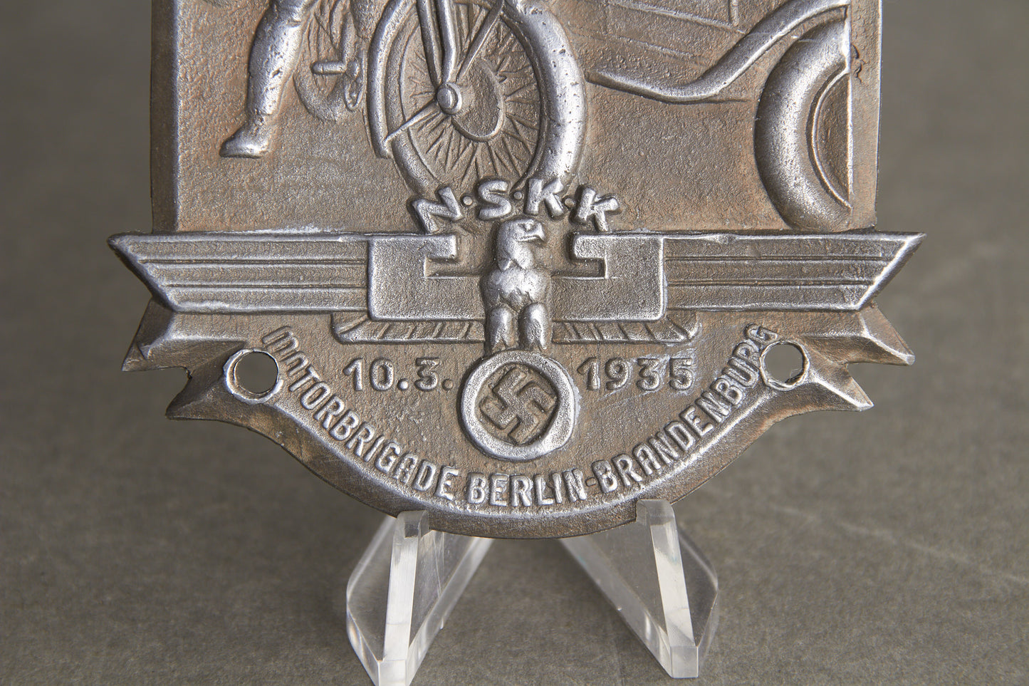 Early NSKK "Plakette" from 1935. Rare. Original.