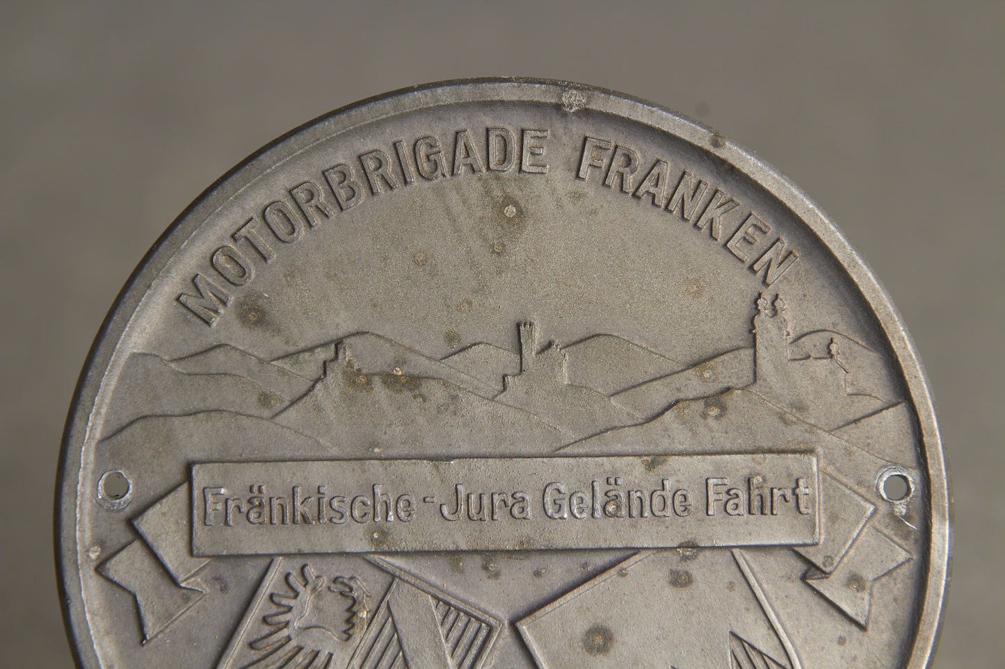 Early NSKK "Plakette" from 1936. Original.
