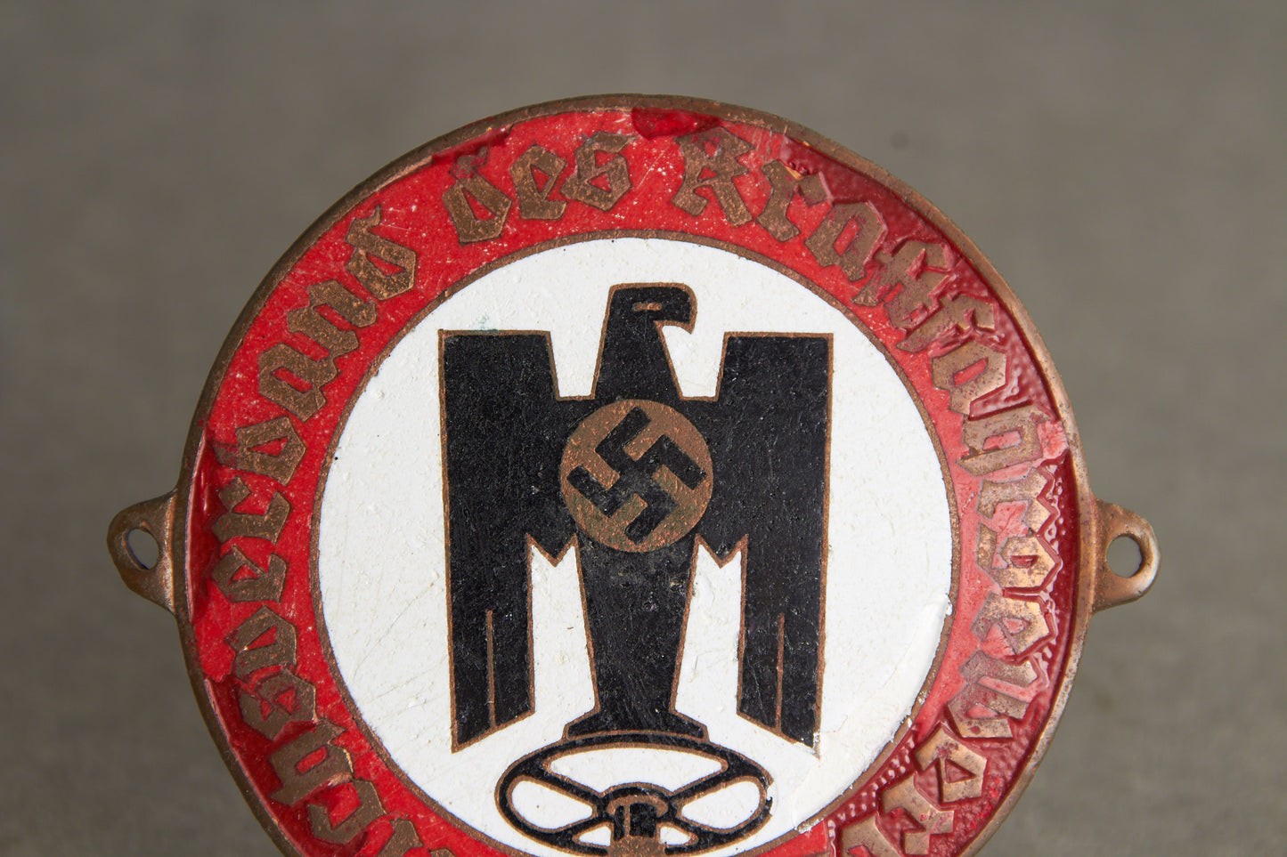 RVK (Reichsverband des Kraftfahrgewerbes) "Autoplakette". Rare. Original.