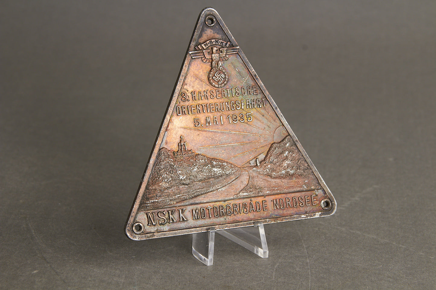 Early NSKK Nordsee "Plakette" from 1935. Original.