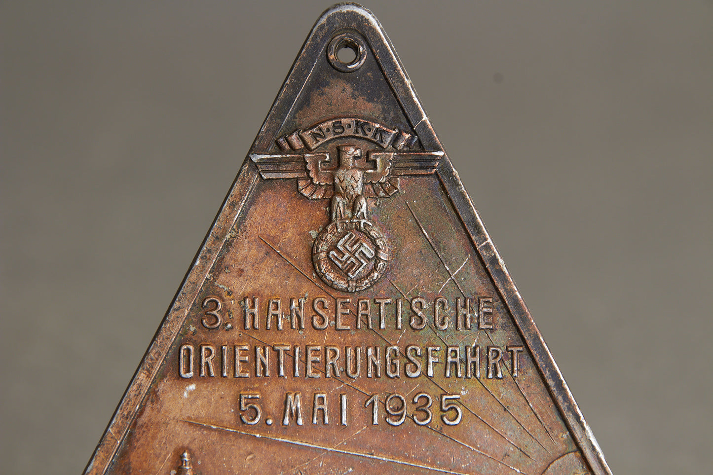 Early NSKK Nordsee "Plakette" from 1935. Original.