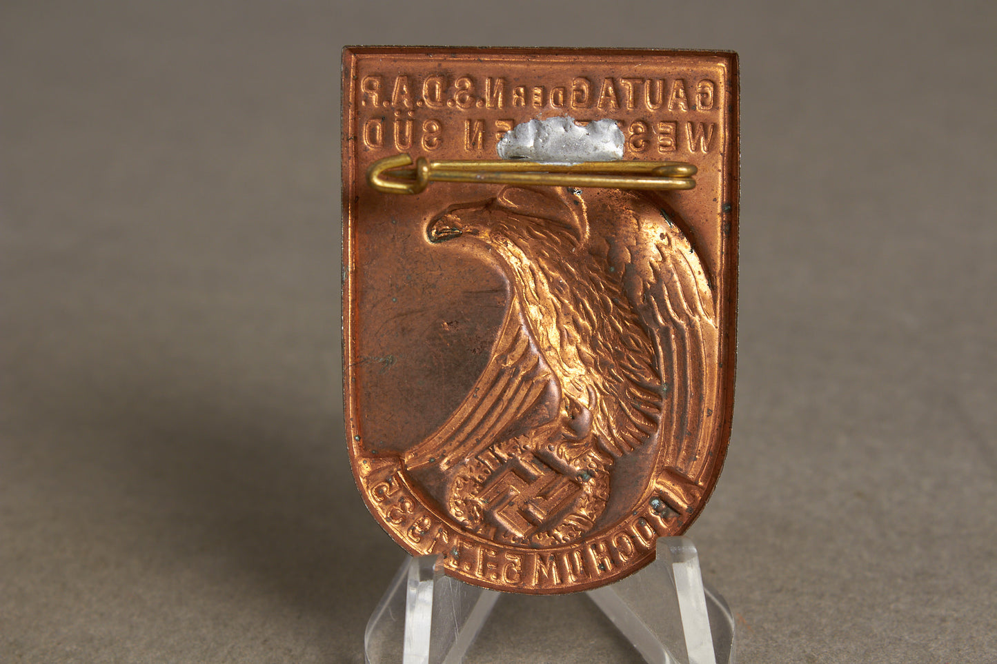 Early NSDAP "Gautag" Tinnie from 1935. Original.