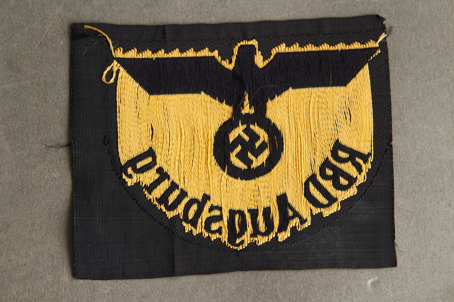 Reichsbahn "RBD Augsburg" Sleeve Insignia. Original.
