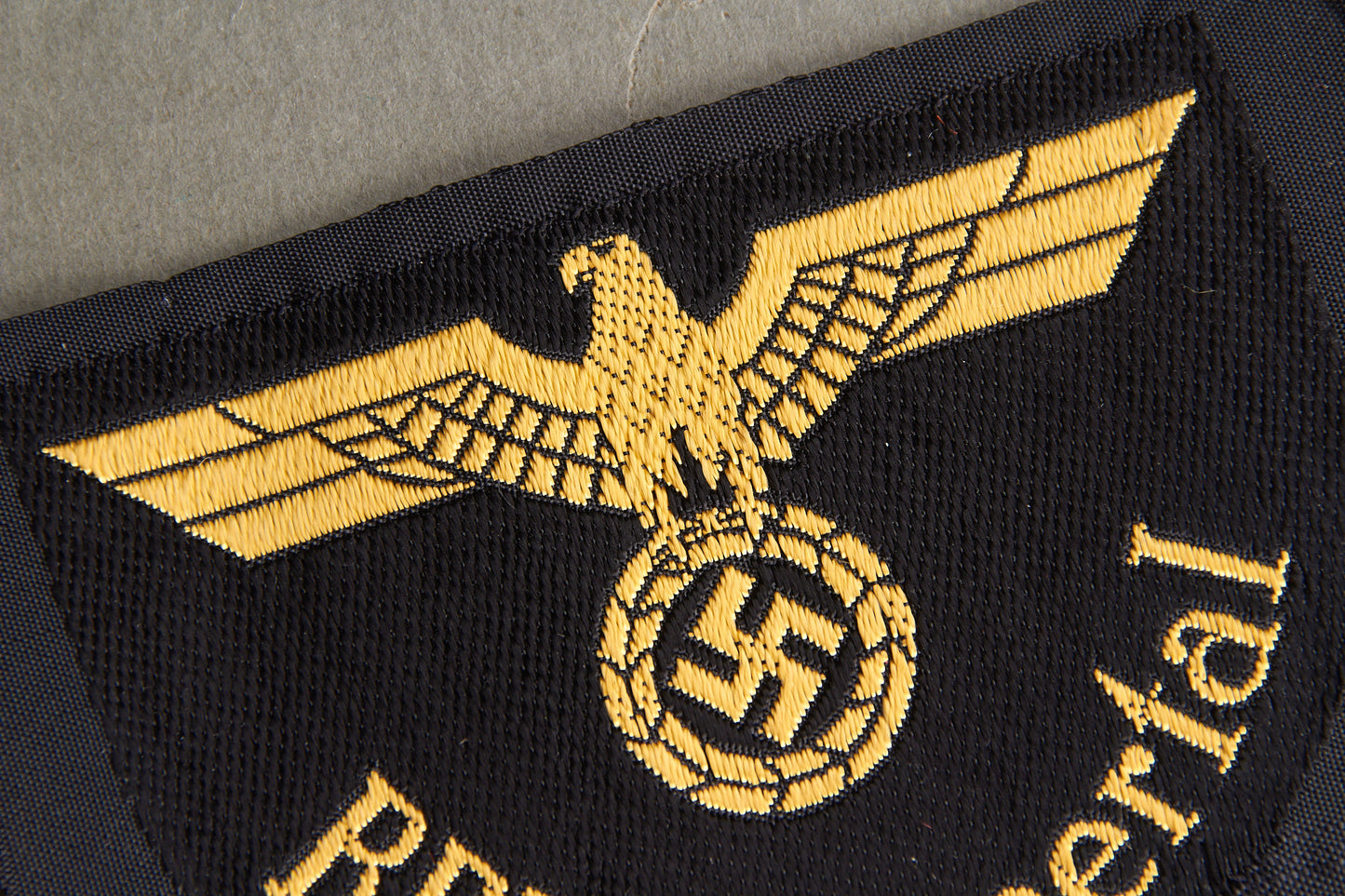 Reichsbahn "RBD Wuppertal" Sleeve Insignia. Original.