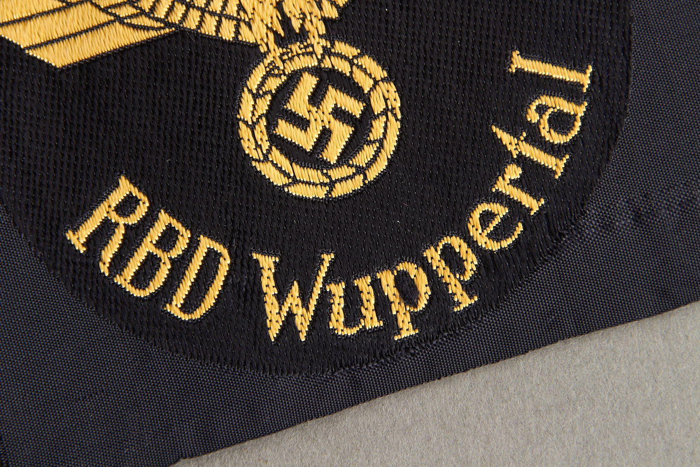 Reichsbahn "RBD Wuppertal" Sleeve Insignia. Original.