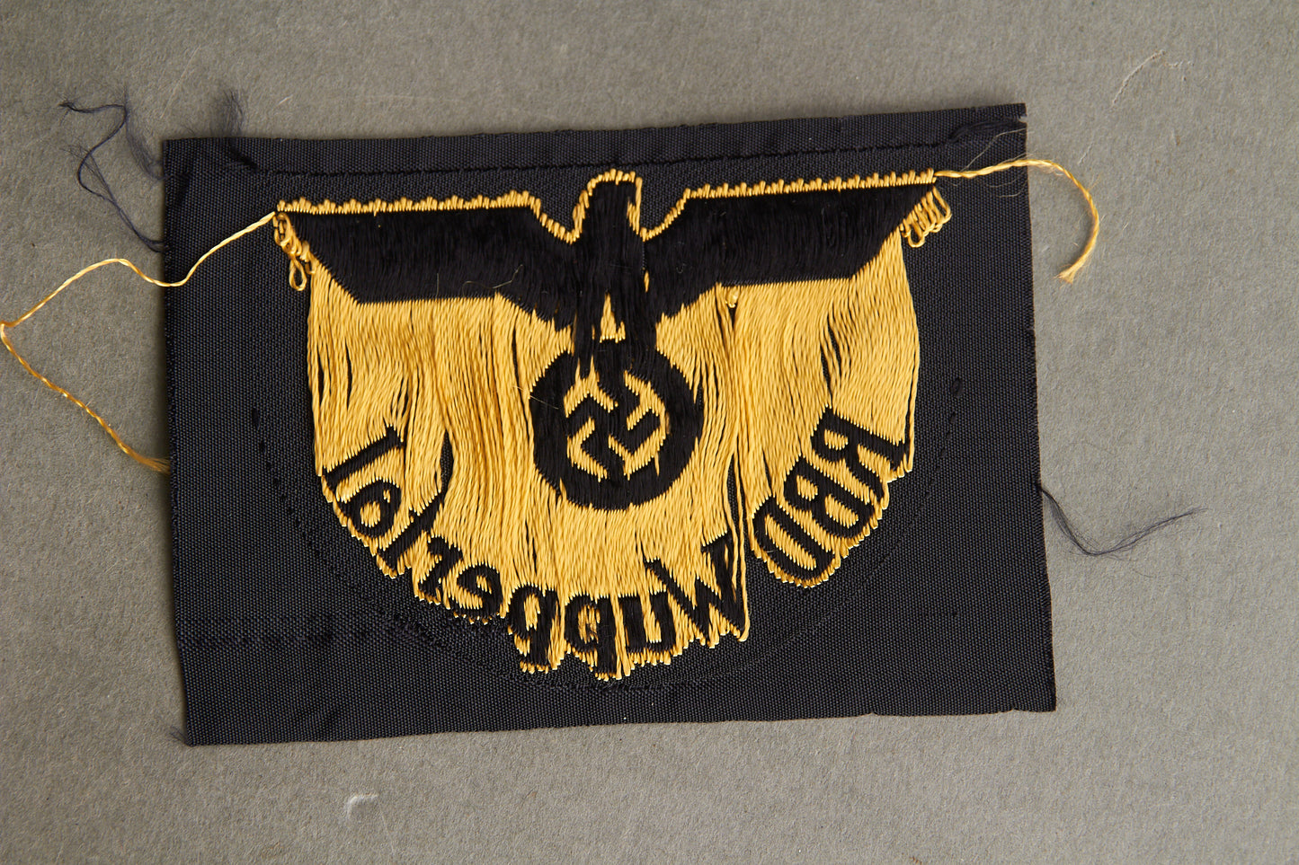 Reichsbahn "RBD Wuppertal" Sleeve Insignia. Original.