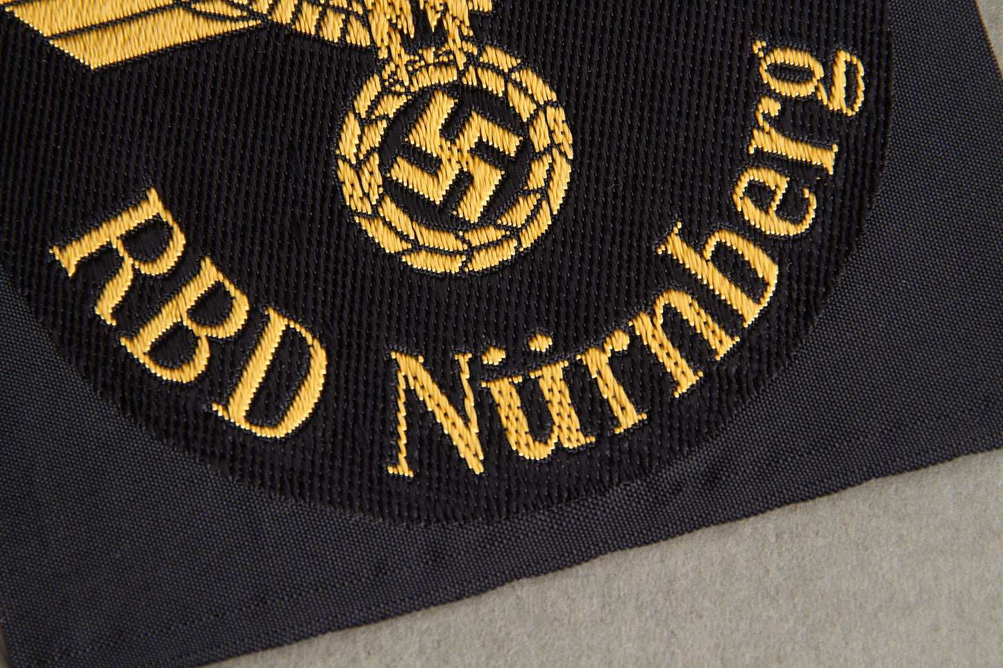 Reichsbahn "RBD Nürnberg" Sleeve Insignia. Original.