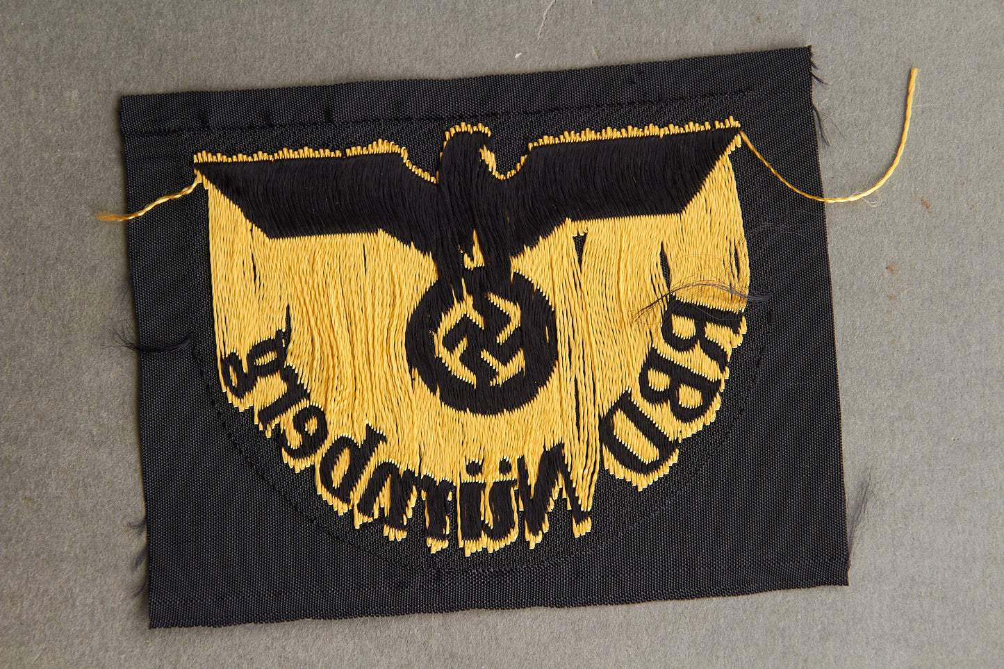Reichsbahn "RBD Nürnberg" Sleeve Insignia. Original.