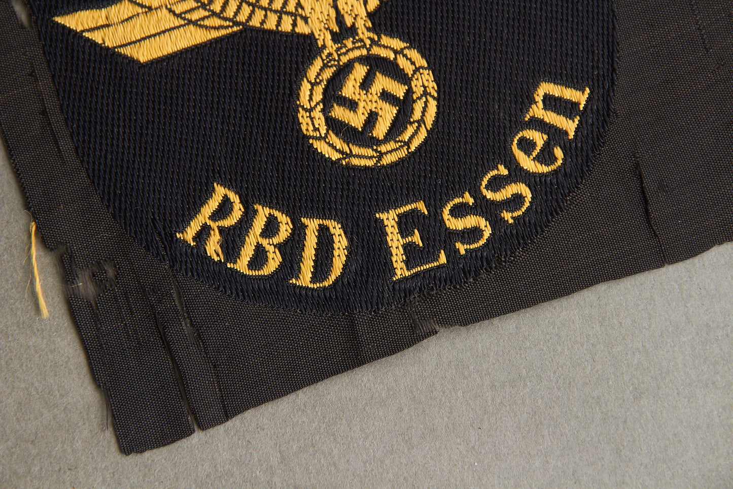 Reichsbahn "RBD Essen" Sleeve Insignia. Original.