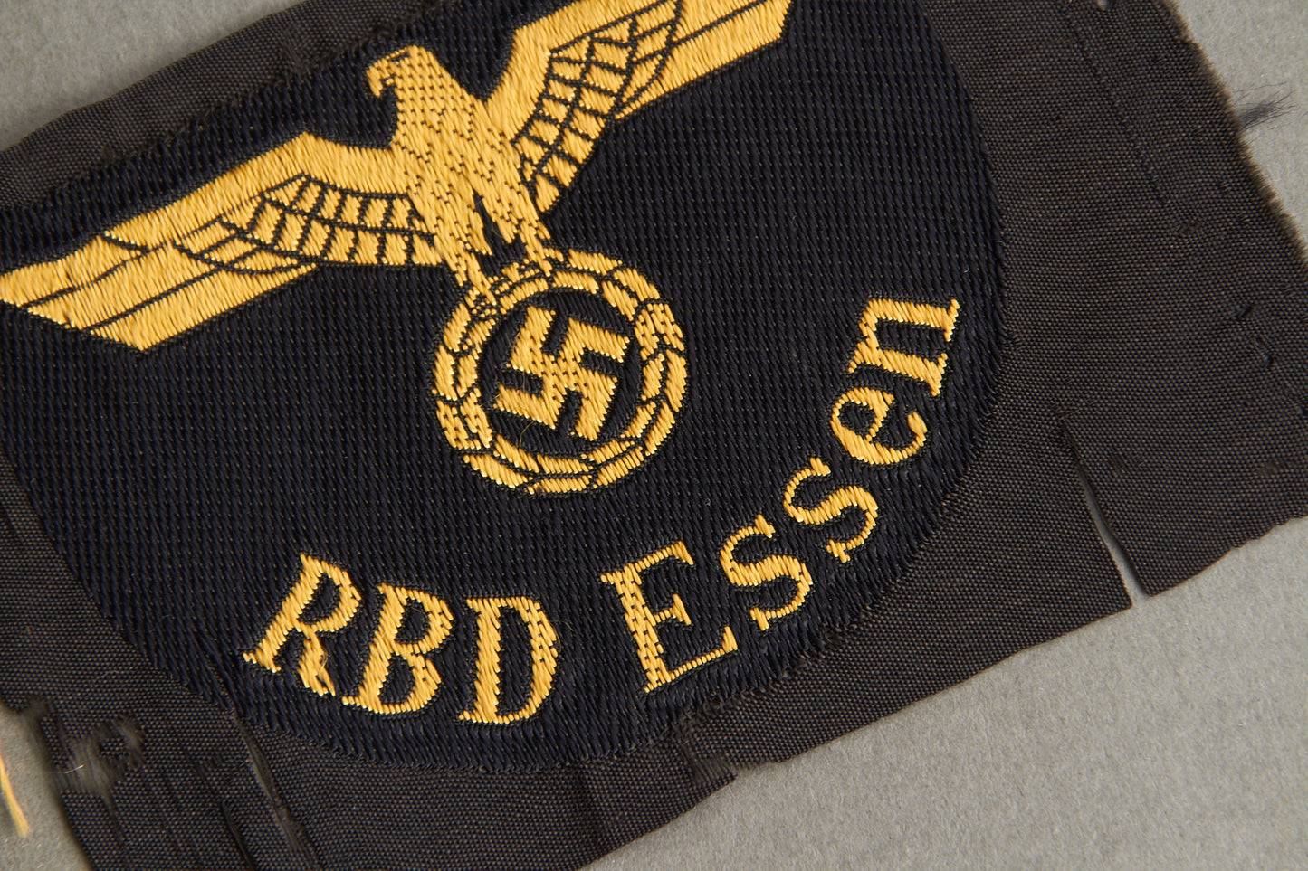 Reichsbahn "RBD Essen" Sleeve Insignia. Original.