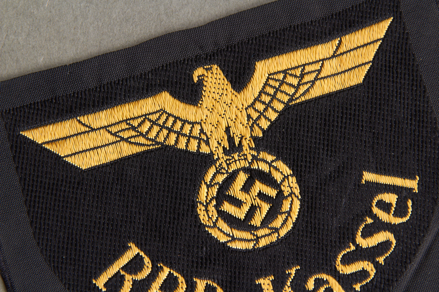 Reichsbahn "RBD Kassel" Sleeve Insignia. Original.